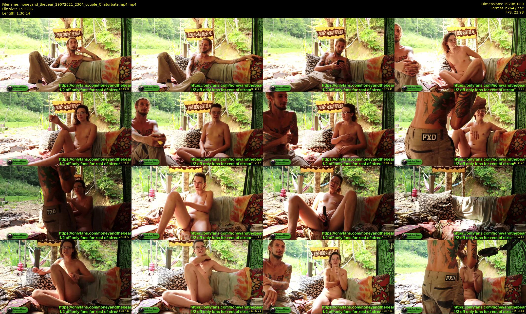 honeyand_thebear — 91 minute Chaturbate couple cam show recording, 1080p, Jul 29, 2021