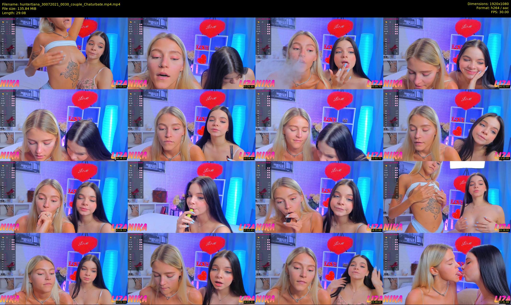 huntertiana — 30 minute Chaturbate female cam show recording, 1080p, Jul 30, 2021