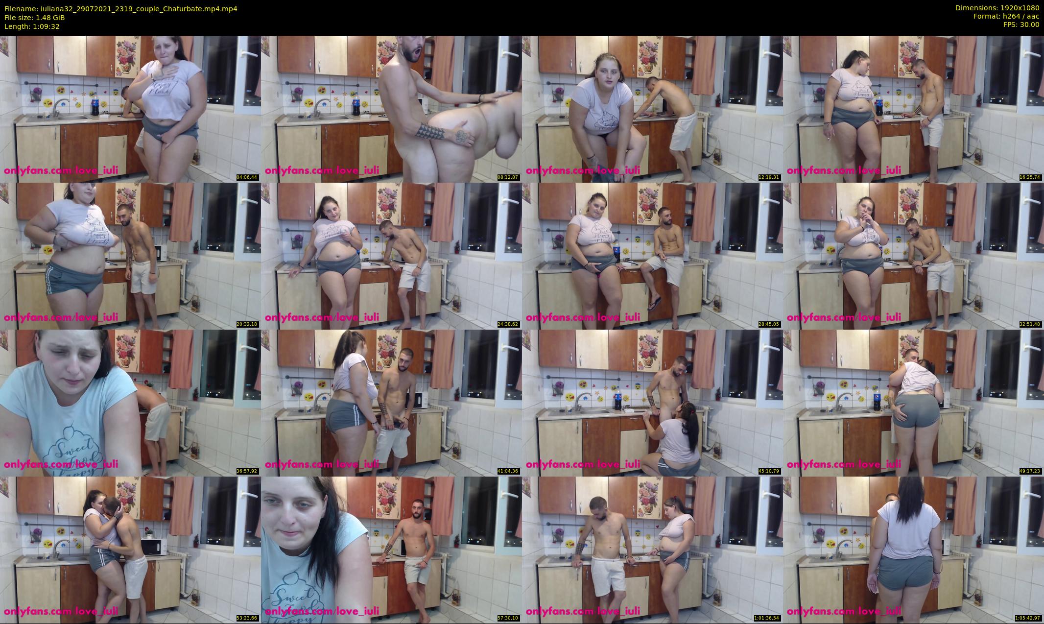 iuliana32 — 70 minute Chaturbate couple cam show recording, 1080p, Jul 29, 2021
