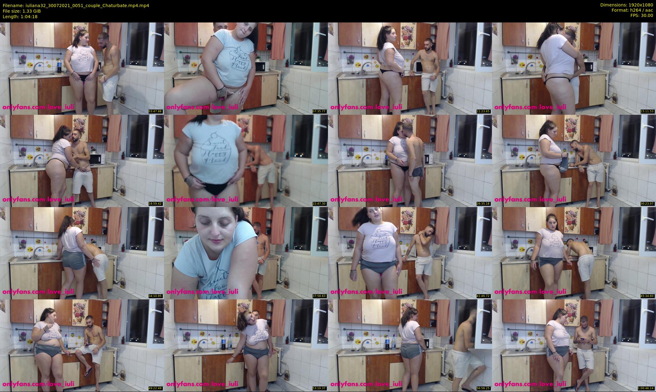iuliana32 — 65 minute Chaturbate couple cam show recording, 1080p, Jul 30, 2021