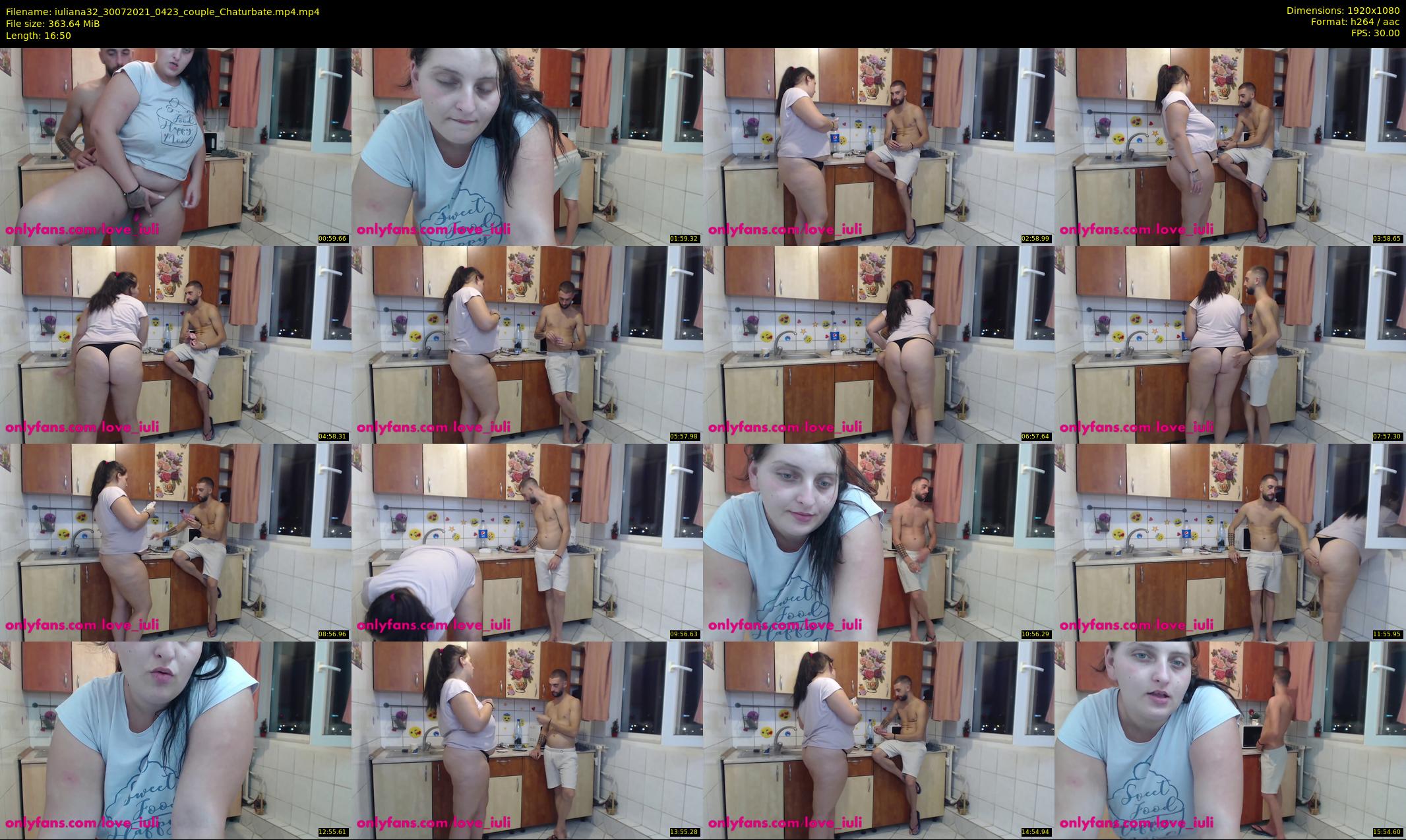 iuliana32 — 17 minute Chaturbate couple cam show recording, 1080p, Jul 30, 2021