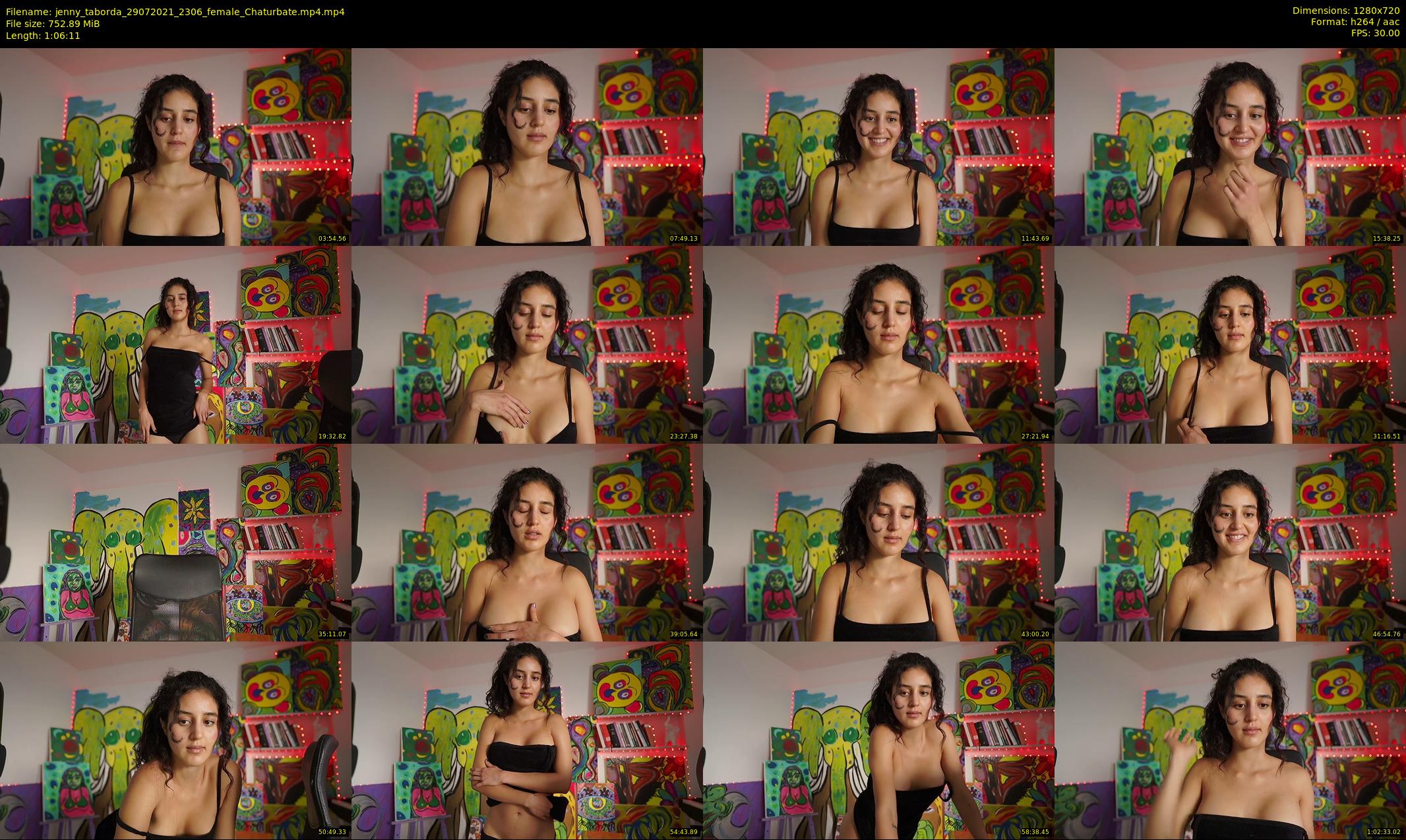 jenny_taborda — 67 minute Chaturbate female cam show recording, 720p, Jul 29, 2021