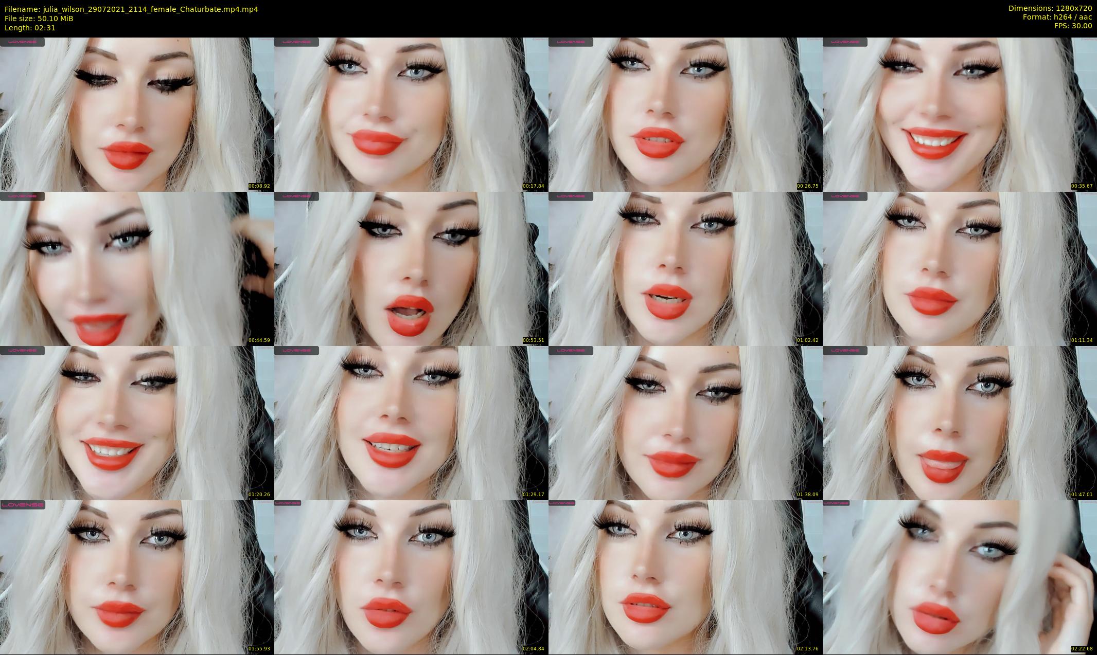 julia_wilson — 3 minute Chaturbate female cam show recording, 720p, Jul 29, 2021