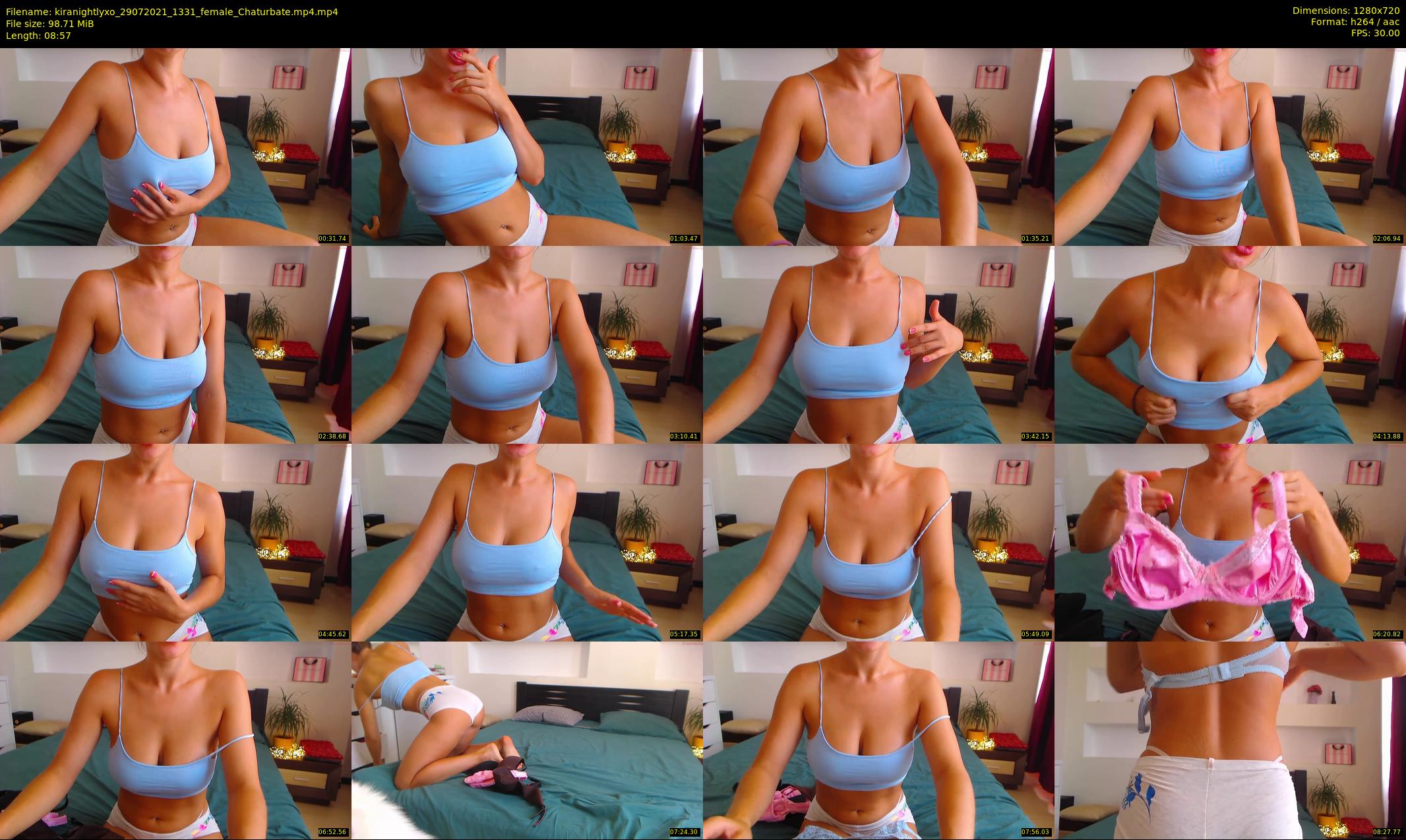 kiranightlyxo — 9 minute Chaturbate female cam show recording, 720p, Jul 29, 2021