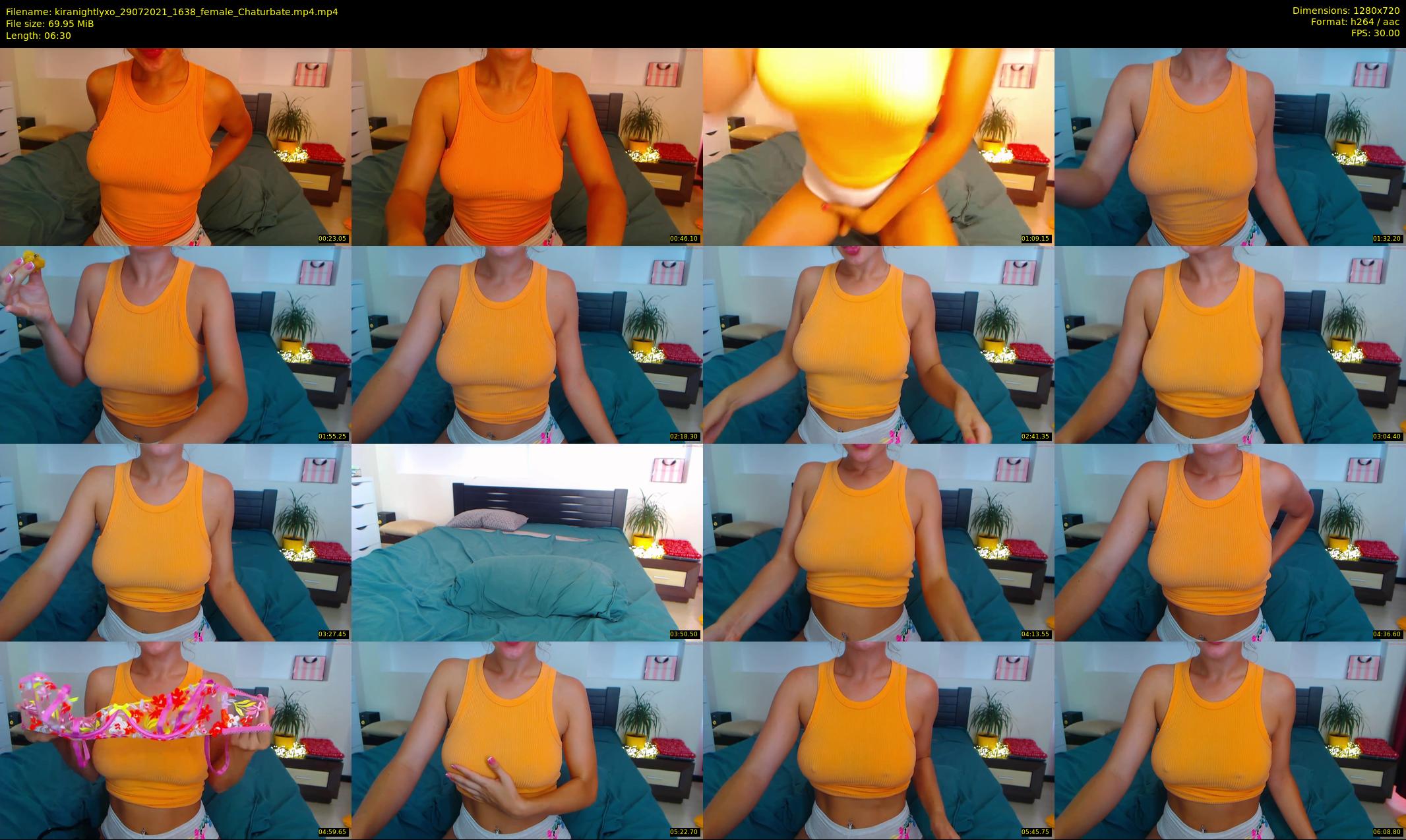 kiranightlyxo — 7 minute Chaturbate female cam show recording, 720p, Jul 29, 2021