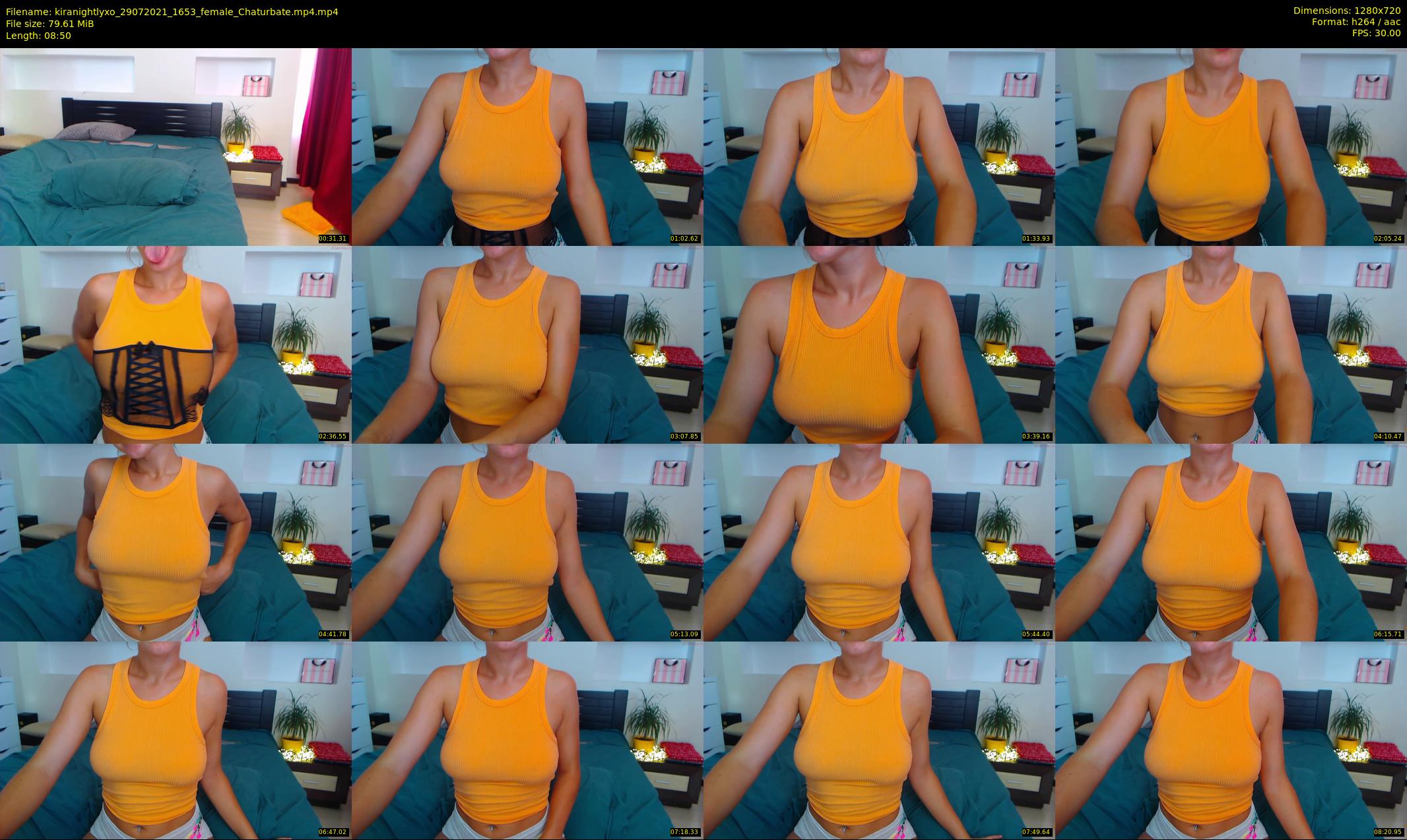 kiranightlyxo — 9 minute Chaturbate female cam show recording, 720p, Jul 29, 2021