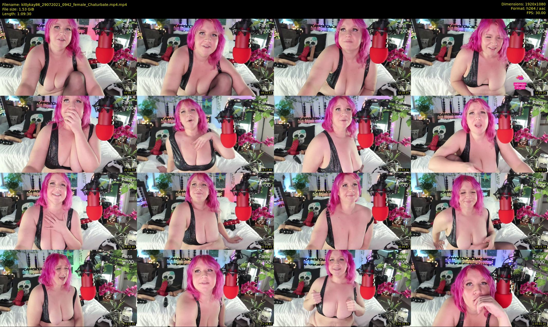 kittykay86 — 70 minute Chaturbate female cam show recording, 1080p, Jul 29, 2021
