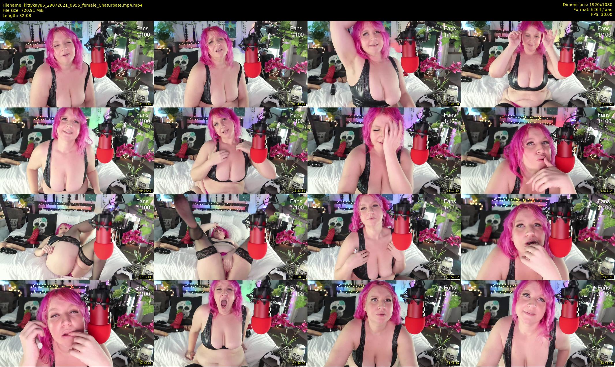 kittykay86 — 33 minute Chaturbate female cam show recording, 1080p, Jul 29, 2021