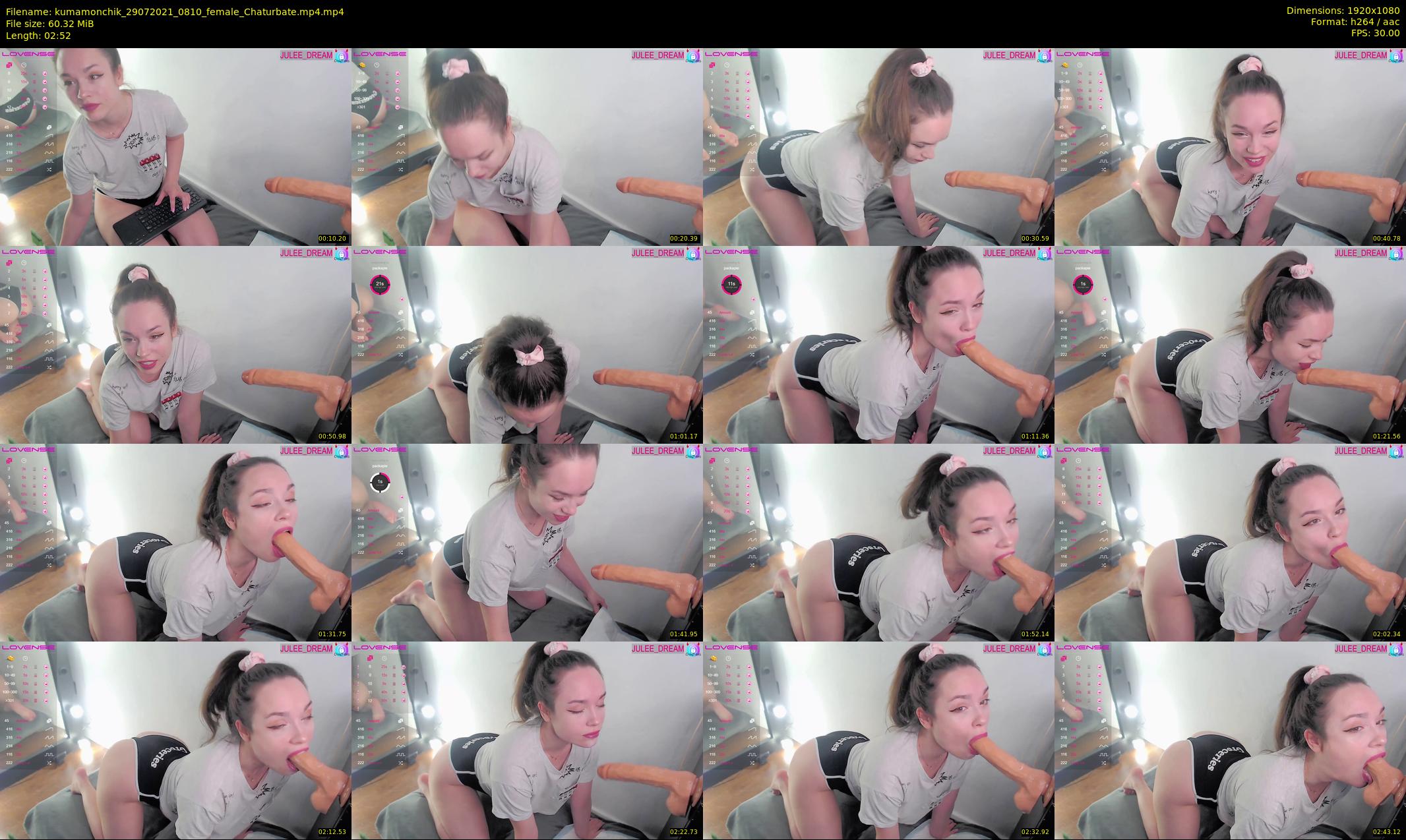 kumamonchik — 3 minute Chaturbate couple cam show recording, 1080p, Jul 29, 2021