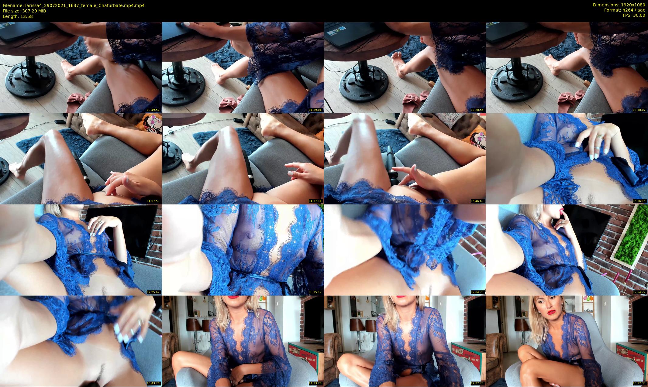larissa4 — 14 minute Chaturbate female cam show recording, 1080p, Jul 29, 2021