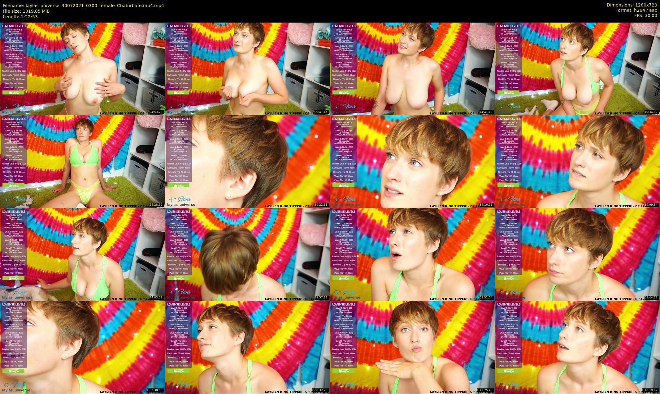 laylas_universe — 83 minute Chaturbate female cam show recording, 720p, Jul 30, 2021