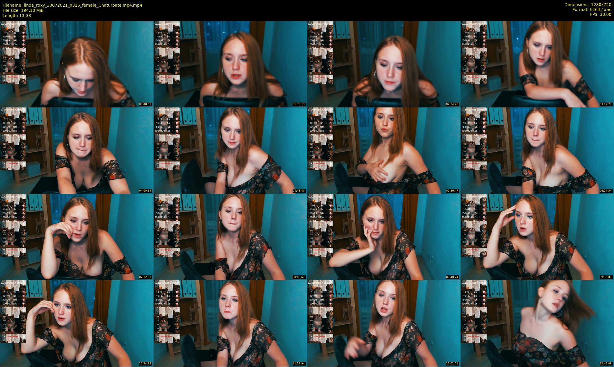 linda_roxy — 14 minute Chaturbate female cam show recording, 720p, Jul 30, 2021