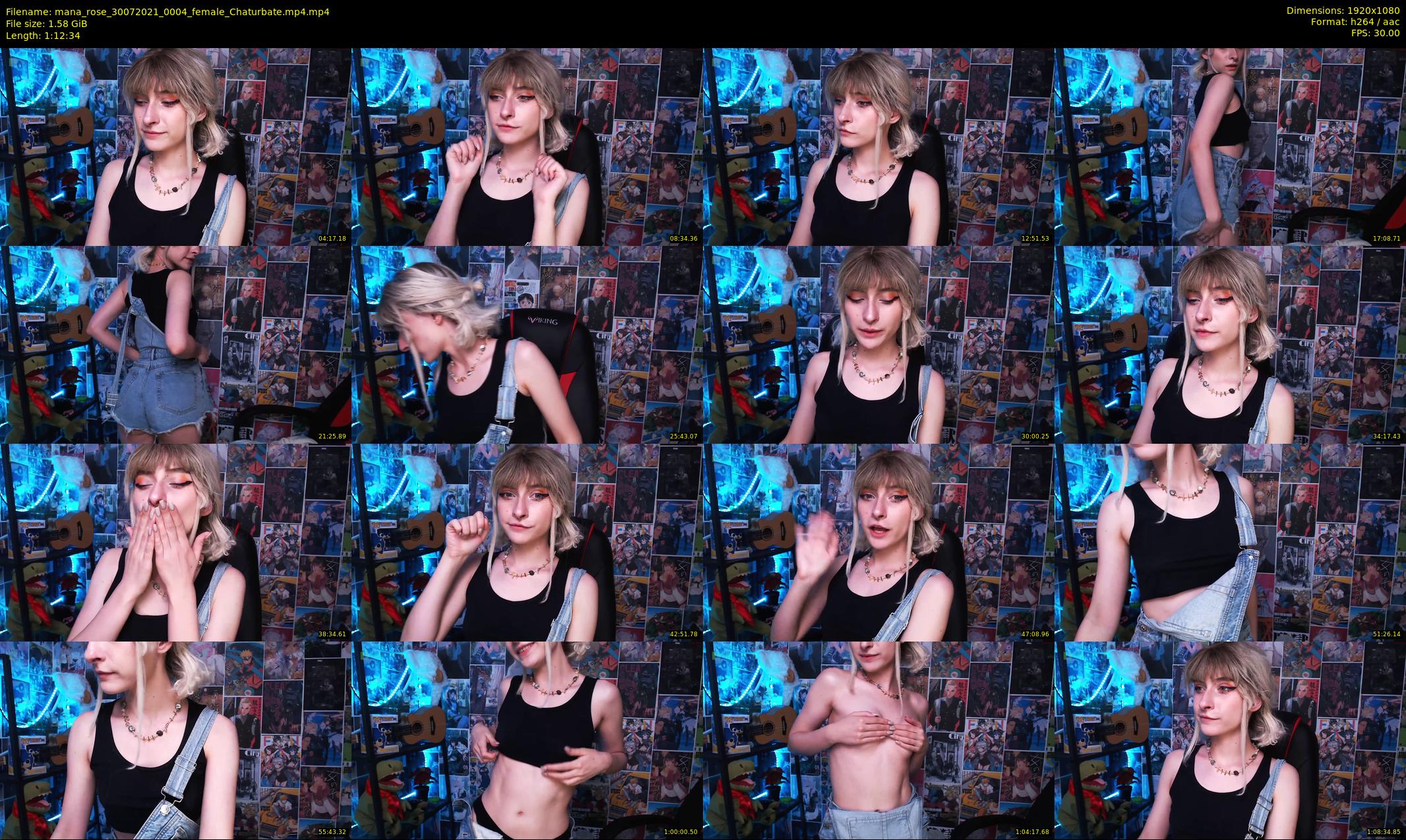 mana_rose — 73 minute Chaturbate female cam show recording, 1080p, Jul 30, 2021