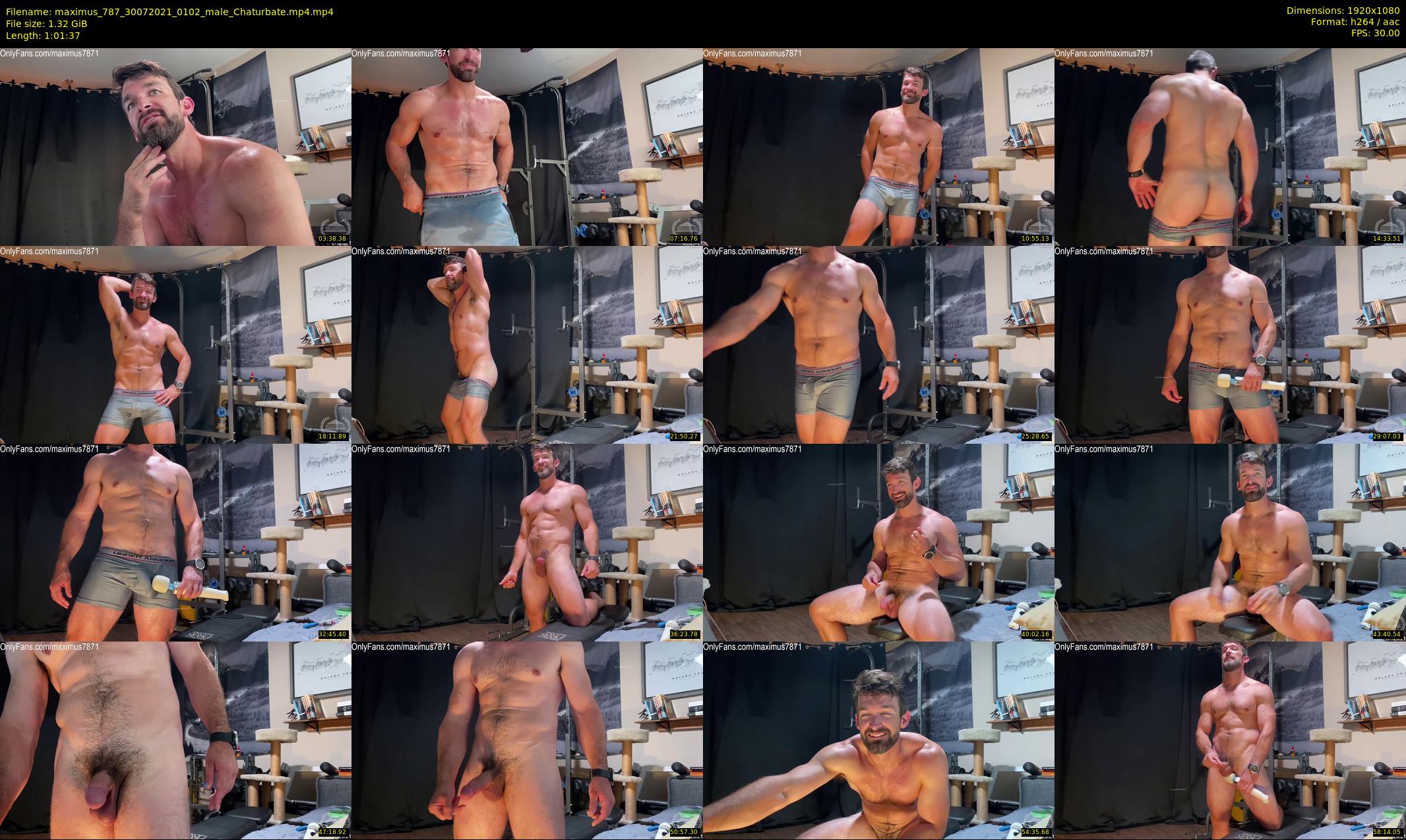 maximus_787 — 62 minute Chaturbate male cam show recording, 1080p, Jul 30, 2021