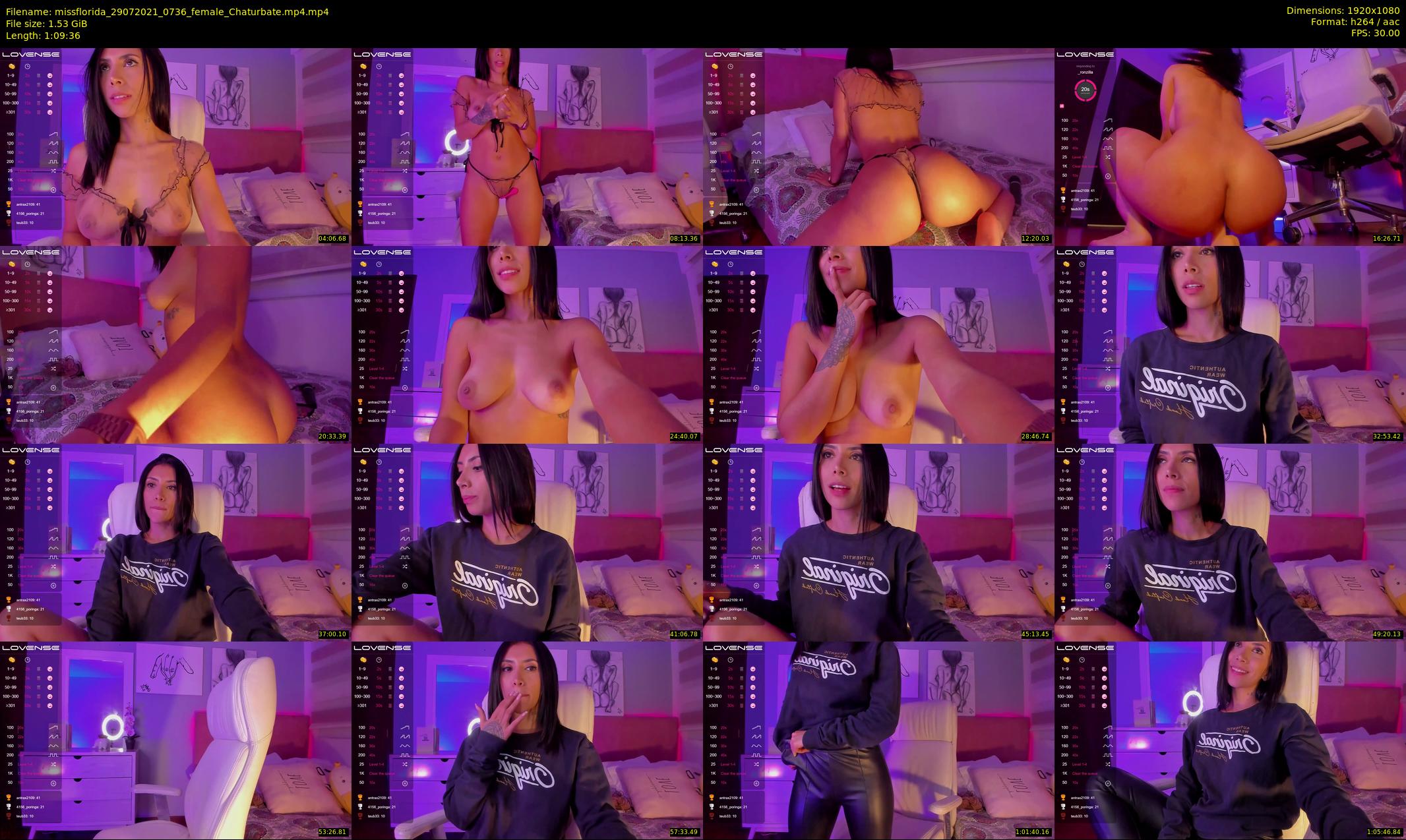 missflorida — 70 minute Chaturbate female cam show recording, 1080p, Jul 29, 2021