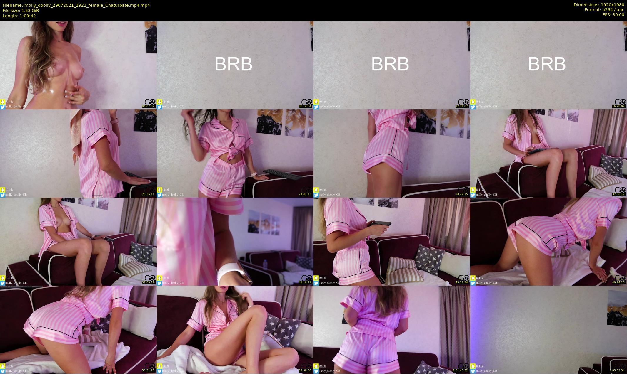 molly_doolly — 70 minute Chaturbate female cam show recording, 1080p, Jul 29, 2021