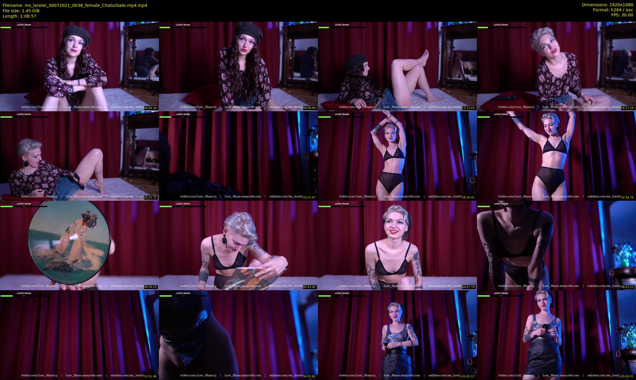 ms_lorelei — 69 minute Chaturbate female cam show recording, 1080p, Jul 30, 2021