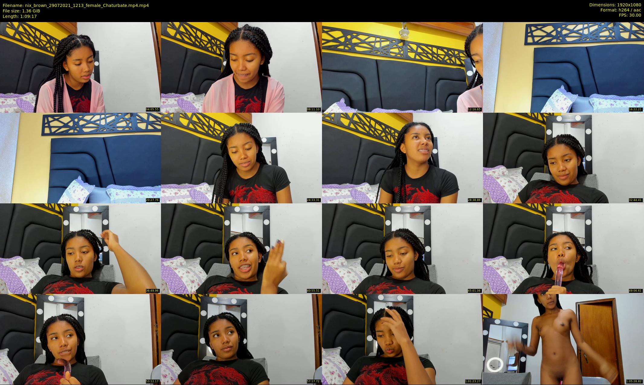 nix_brown — 70 minute Chaturbate female cam show recording, 1080p, Jul 29, 2021
