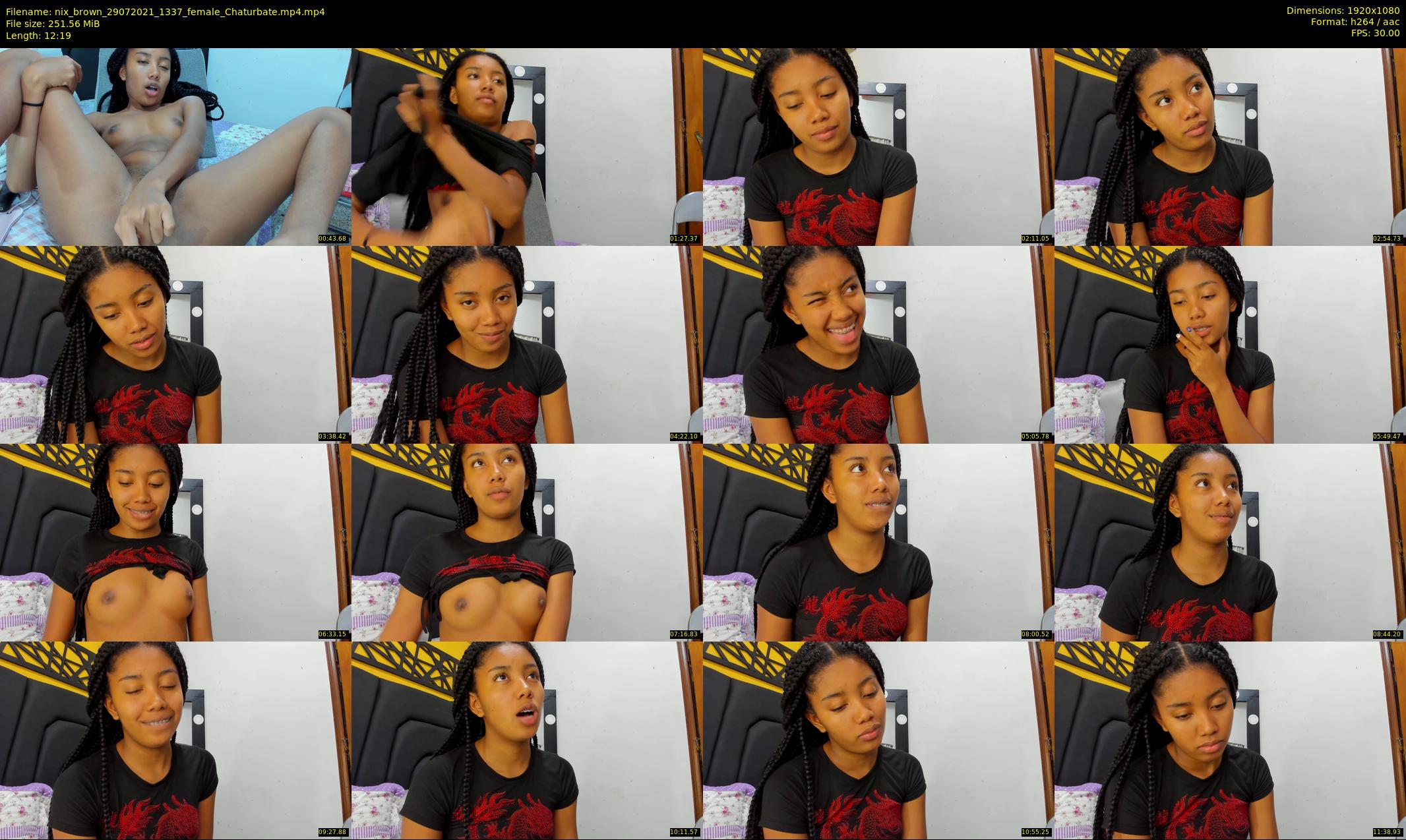 nix_brown — 13 minute Chaturbate female cam show recording, 1080p, Jul 29, 2021