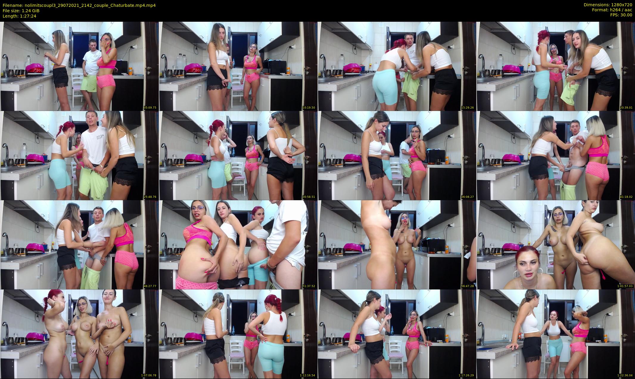 nolimitscoupl3 — 88 minute Chaturbate couple cam show recording, 720p, Jul 29, 2021