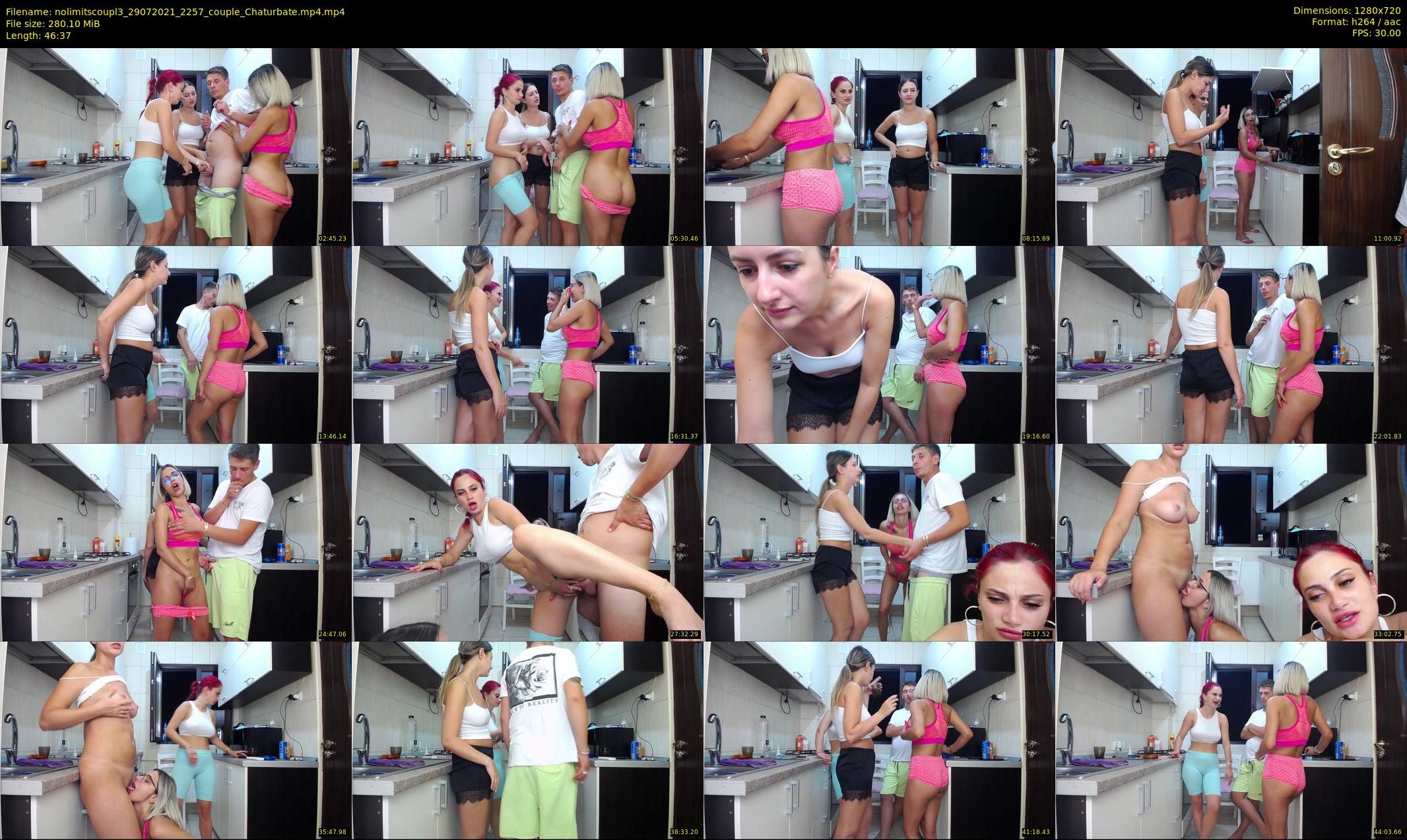 nolimitscoupl3 — 47 minute Chaturbate couple cam show recording, 720p, Jul 29, 2021