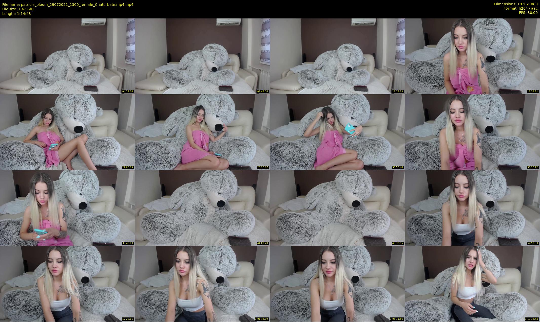 patricia_bloom — 75 minute Chaturbate female cam show recording, 1080p, Jul 29, 2021