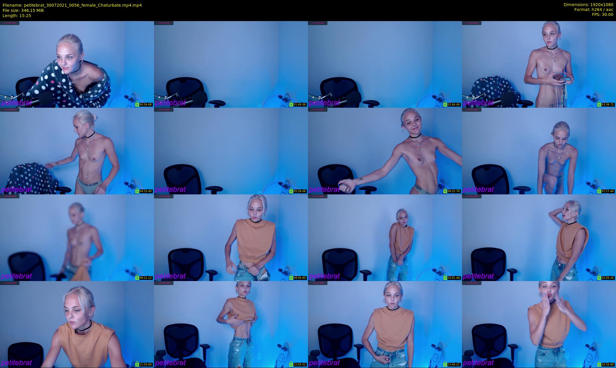 petitebrat — 16 minute Chaturbate female cam show recording, 1080p, Jul 30, 2021