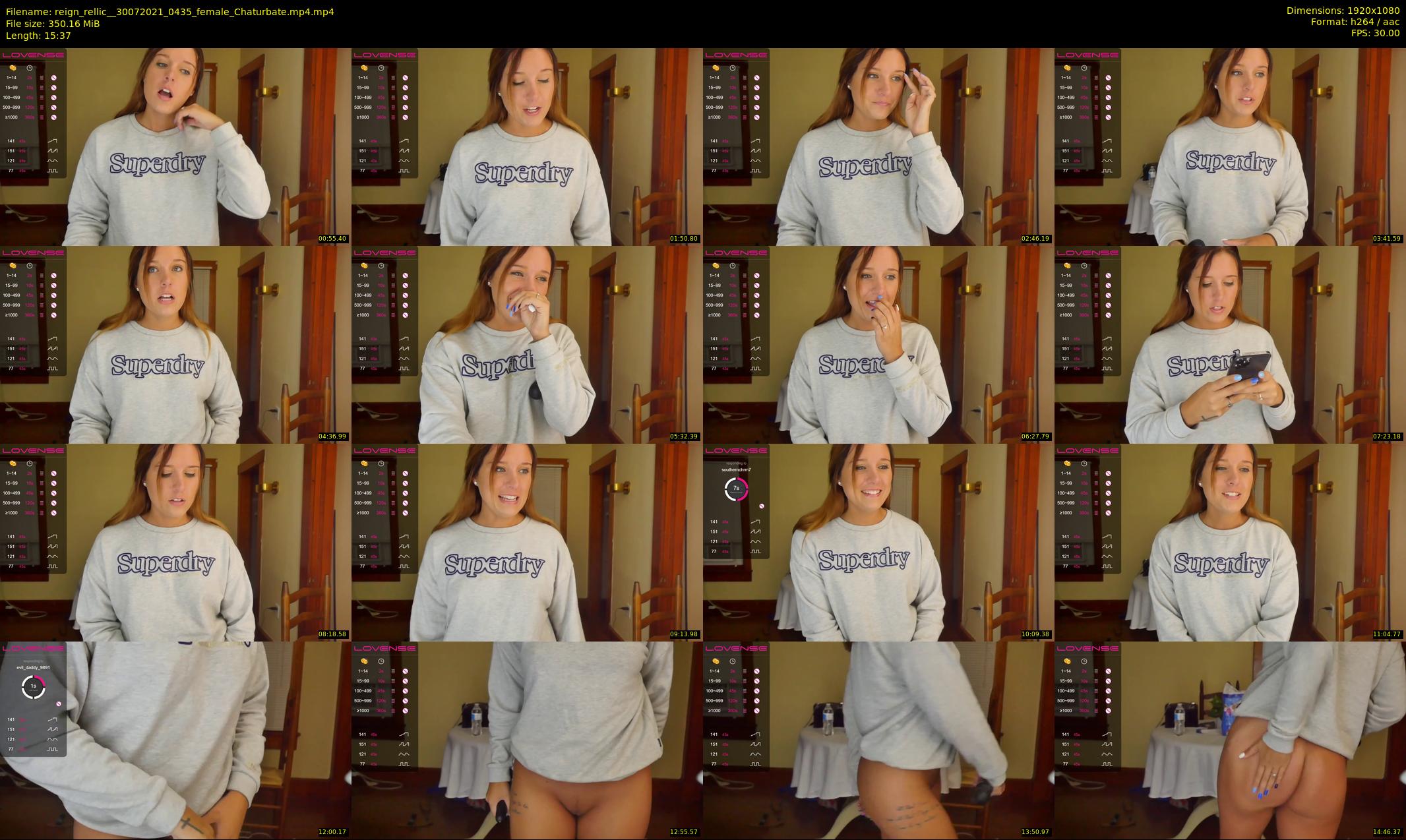 reign_rellic_ — 16 minute Chaturbate female cam show recording, 1080p, Jul 30, 2021