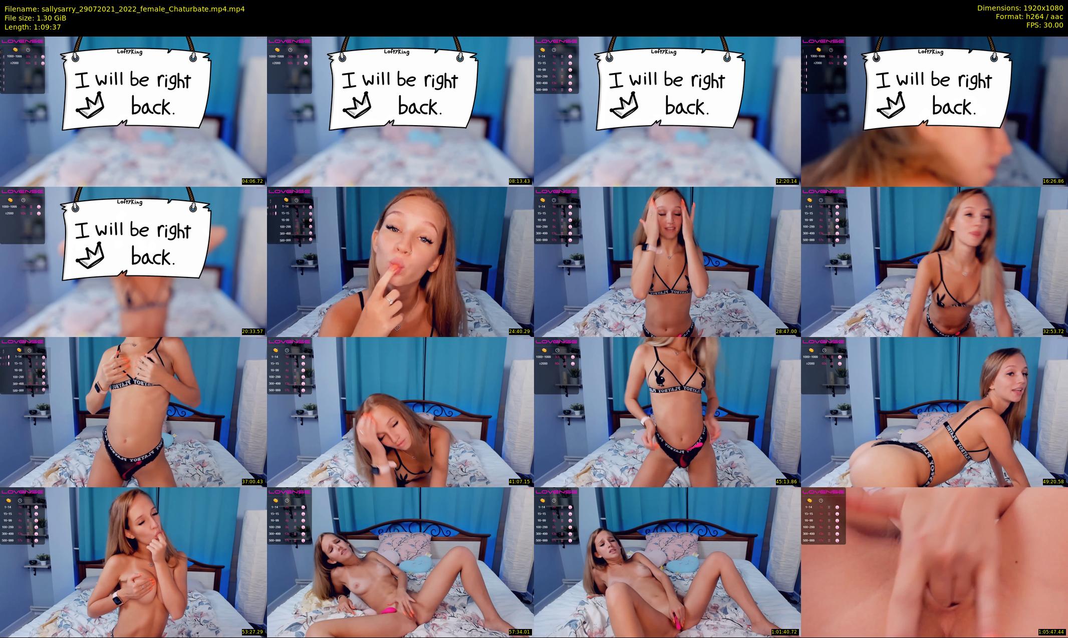 sallysarry — 70 minute Chaturbate couple cam show recording, 1080p, Jul 29, 2021