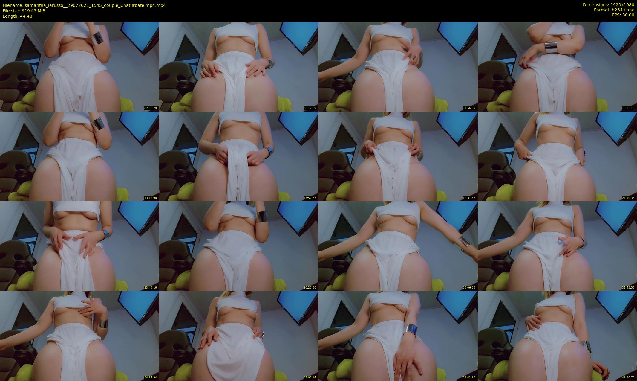 samantha_larusso_ — 45 minute Chaturbate couple cam show recording, 1080p, Jul 29, 2021