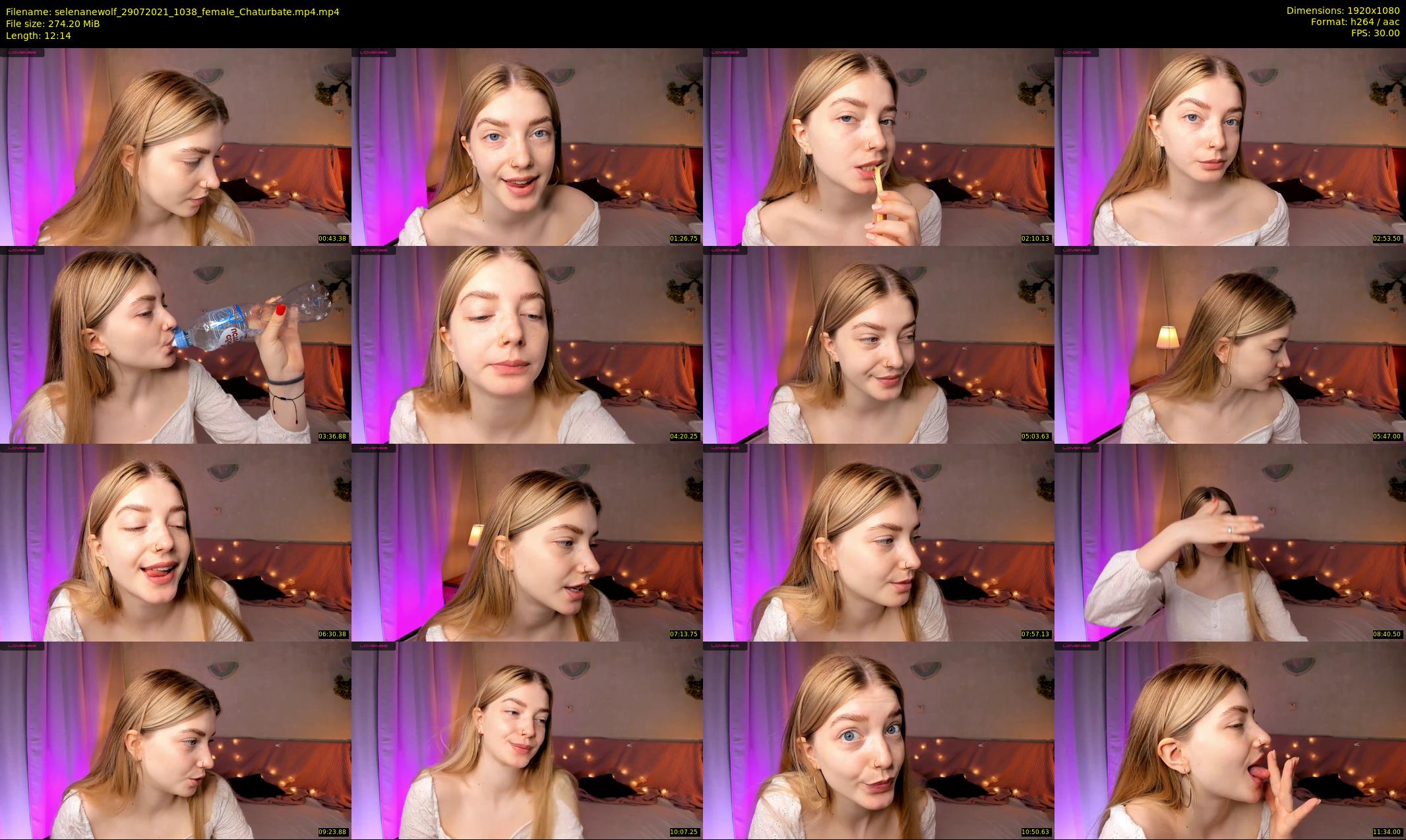 selenanewolf — 13 minute Chaturbate couple cam show recording, 1080p, Jul 29, 2021