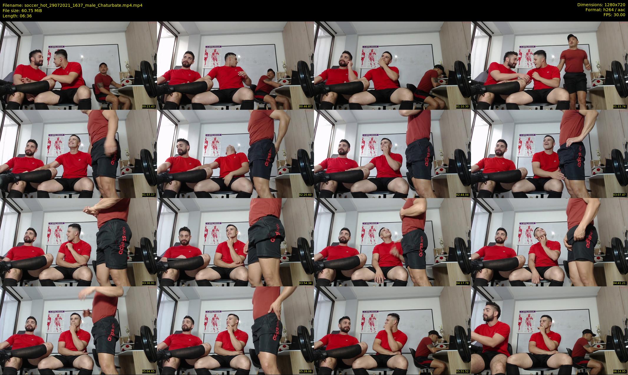 soccer_hot — 7 minute Chaturbate male cam show recording, 720p, Jul 29, 2021