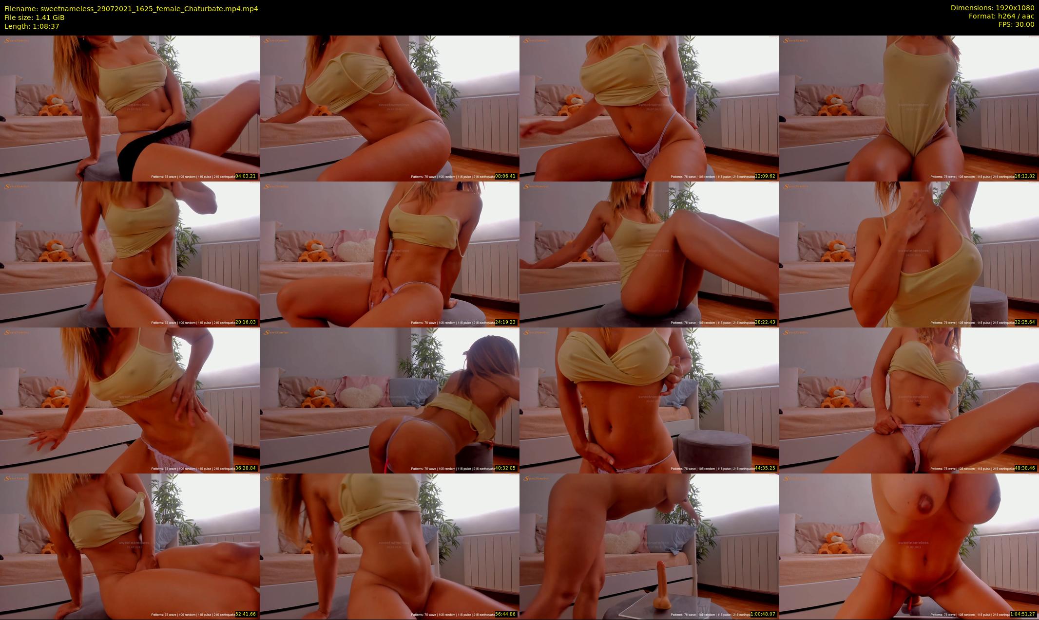 sweetnameless — 69 minute Chaturbate couple cam show recording, 1080p, Jul 29, 2021
