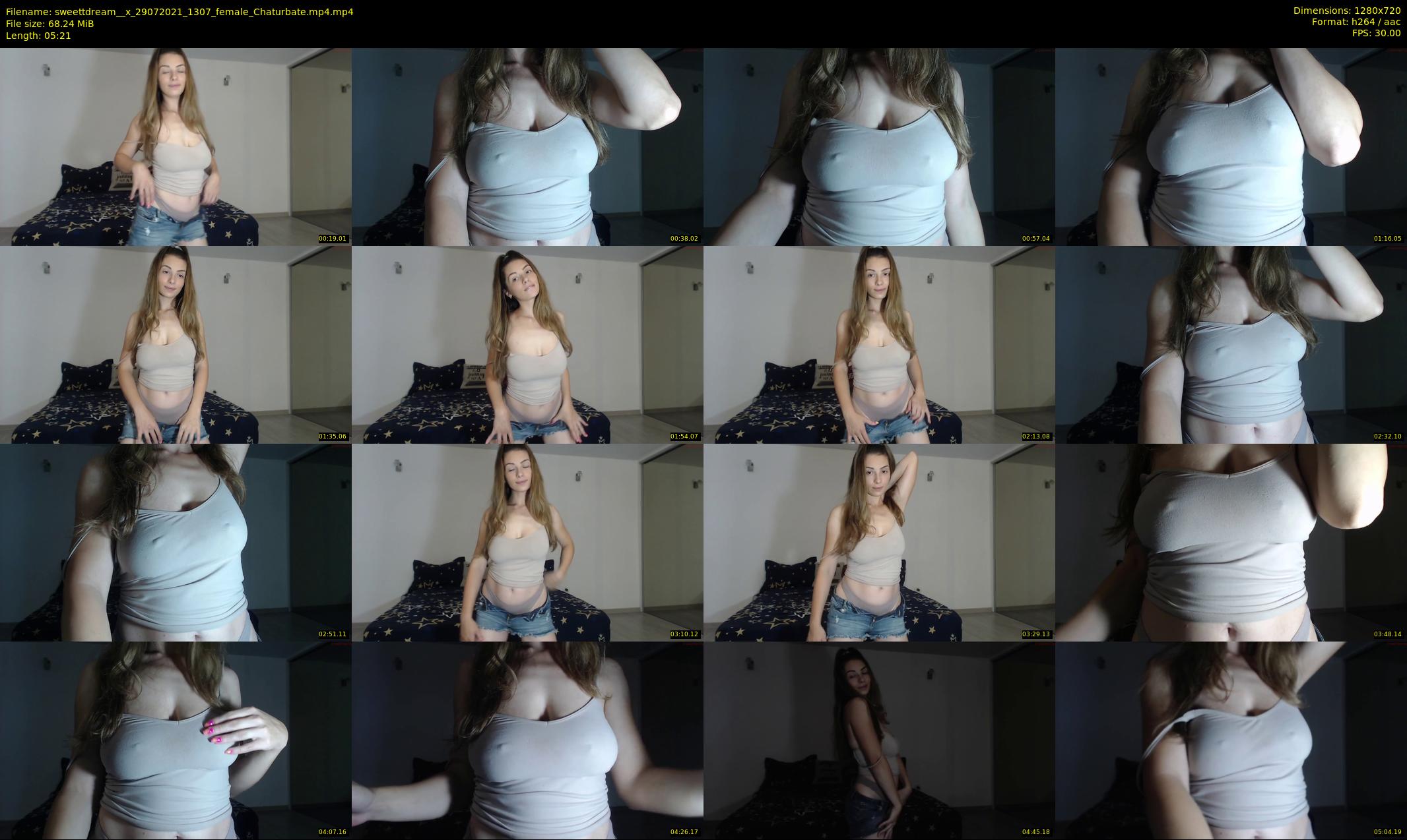 sweettdream__x — 6 minute Chaturbate female cam show recording, 720p, Jul 29, 2021
