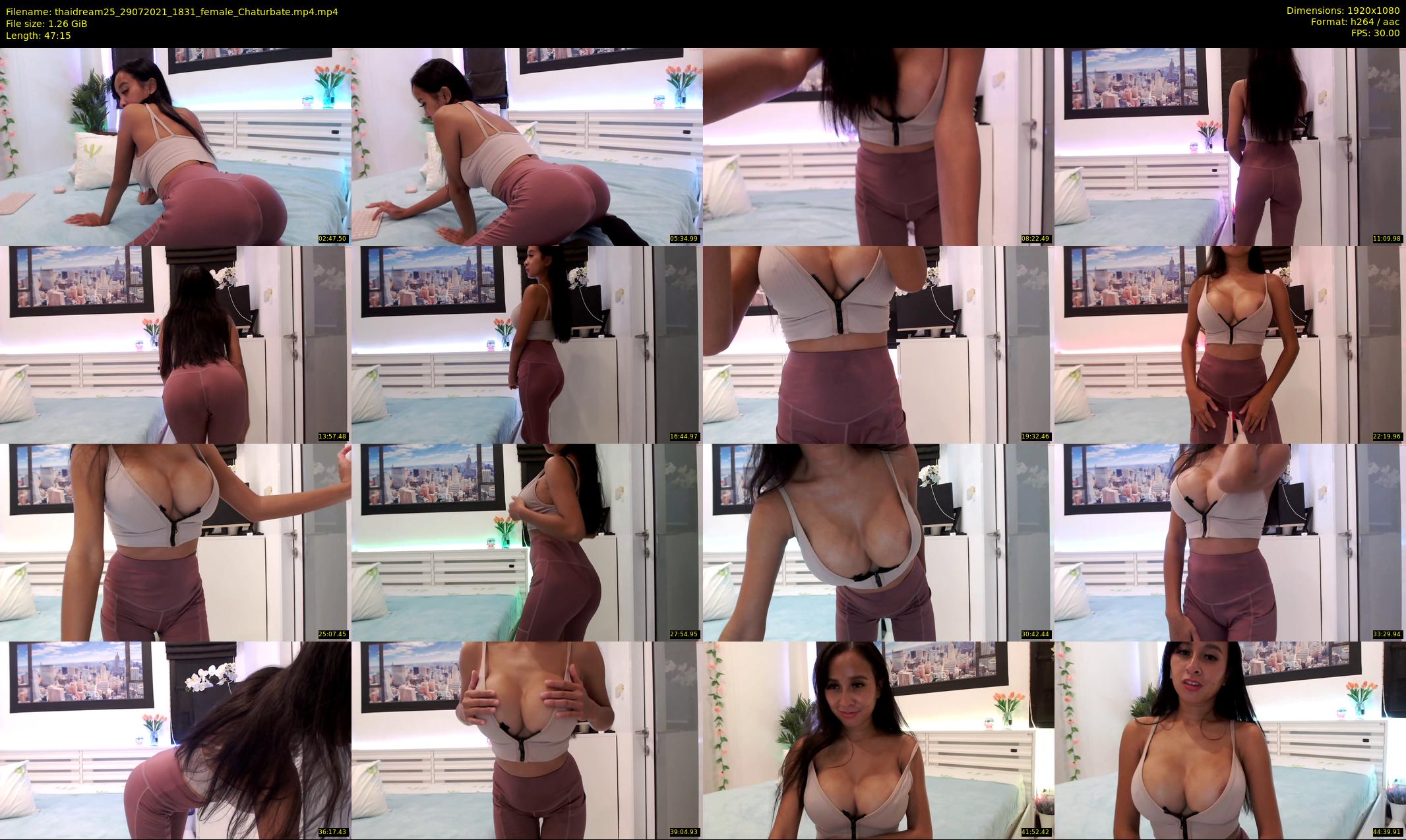 thaidream25 — 48 minute Chaturbate female cam show recording, 1080p, Jul 29, 2021