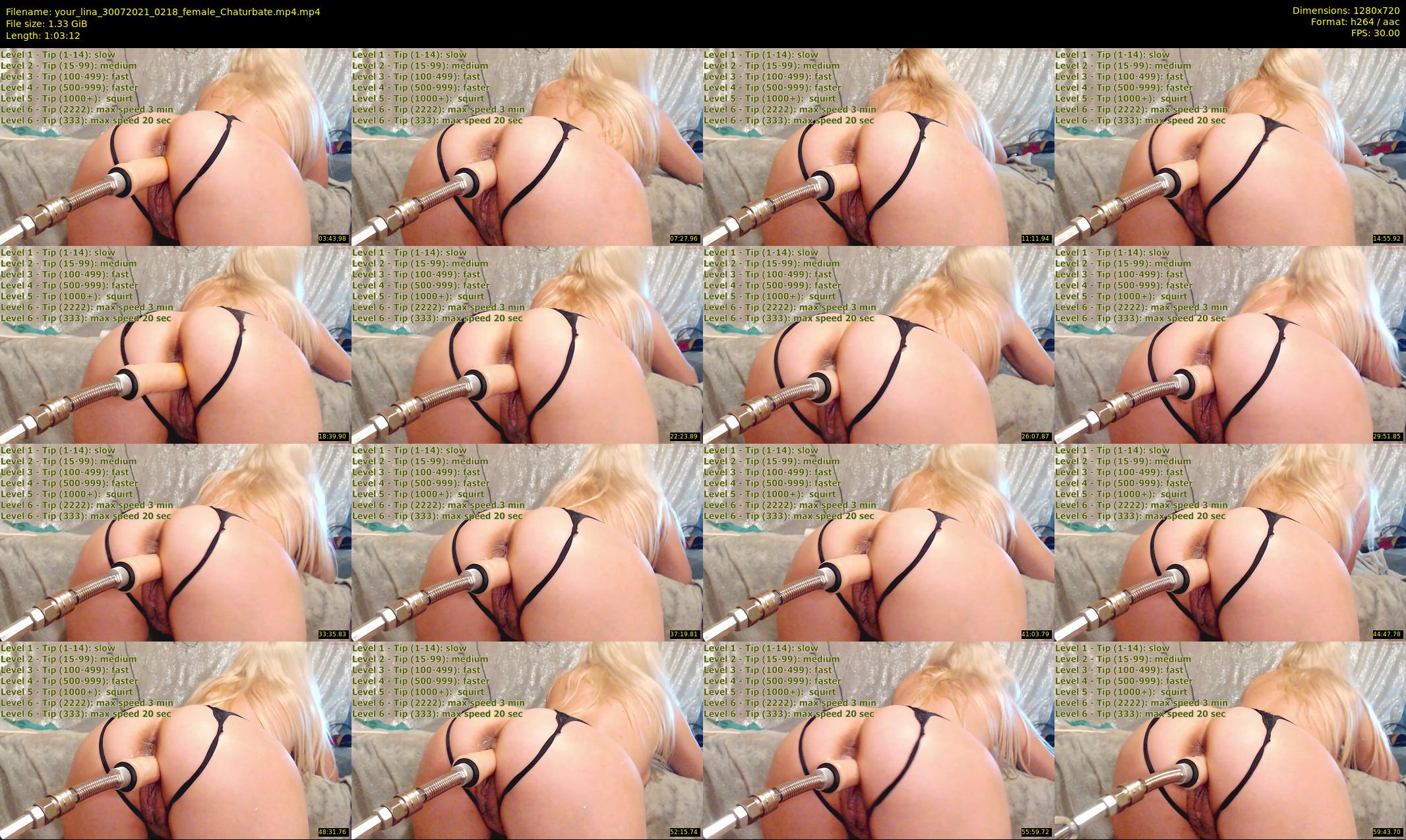your_lina — 64 minute Chaturbate female cam show recording, 720p, Jul 30, 2021