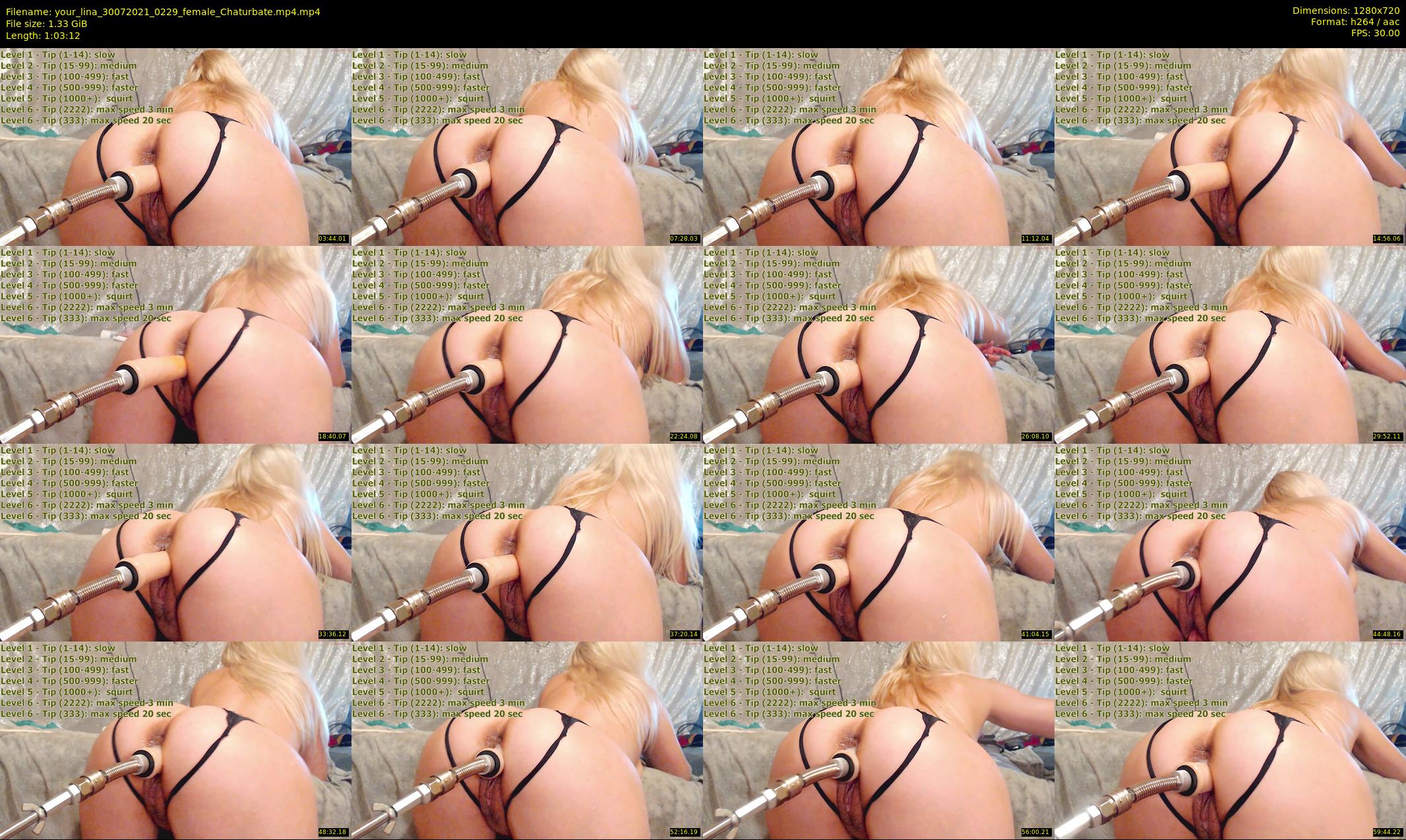 your_lina — 64 minute Chaturbate female cam show recording, 720p, Jul 30, 2021