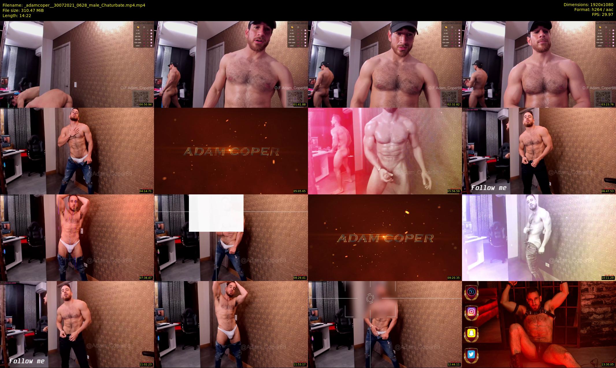 _adamcoper_ — 15 minute Chaturbate male cam show recording, 1080p, Jul 30, 2021