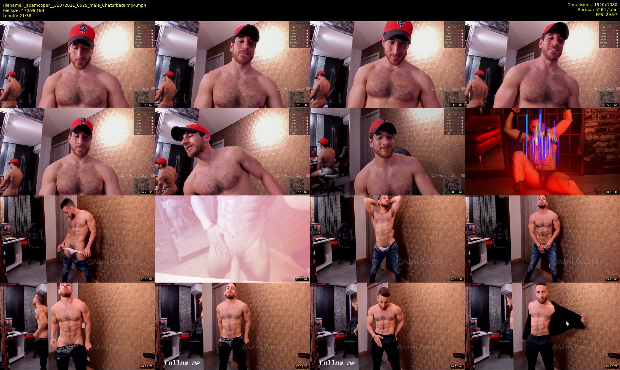 _adamcoper_ — 22 minute Chaturbate male cam show recording, 1080p, Jul 31, 2021