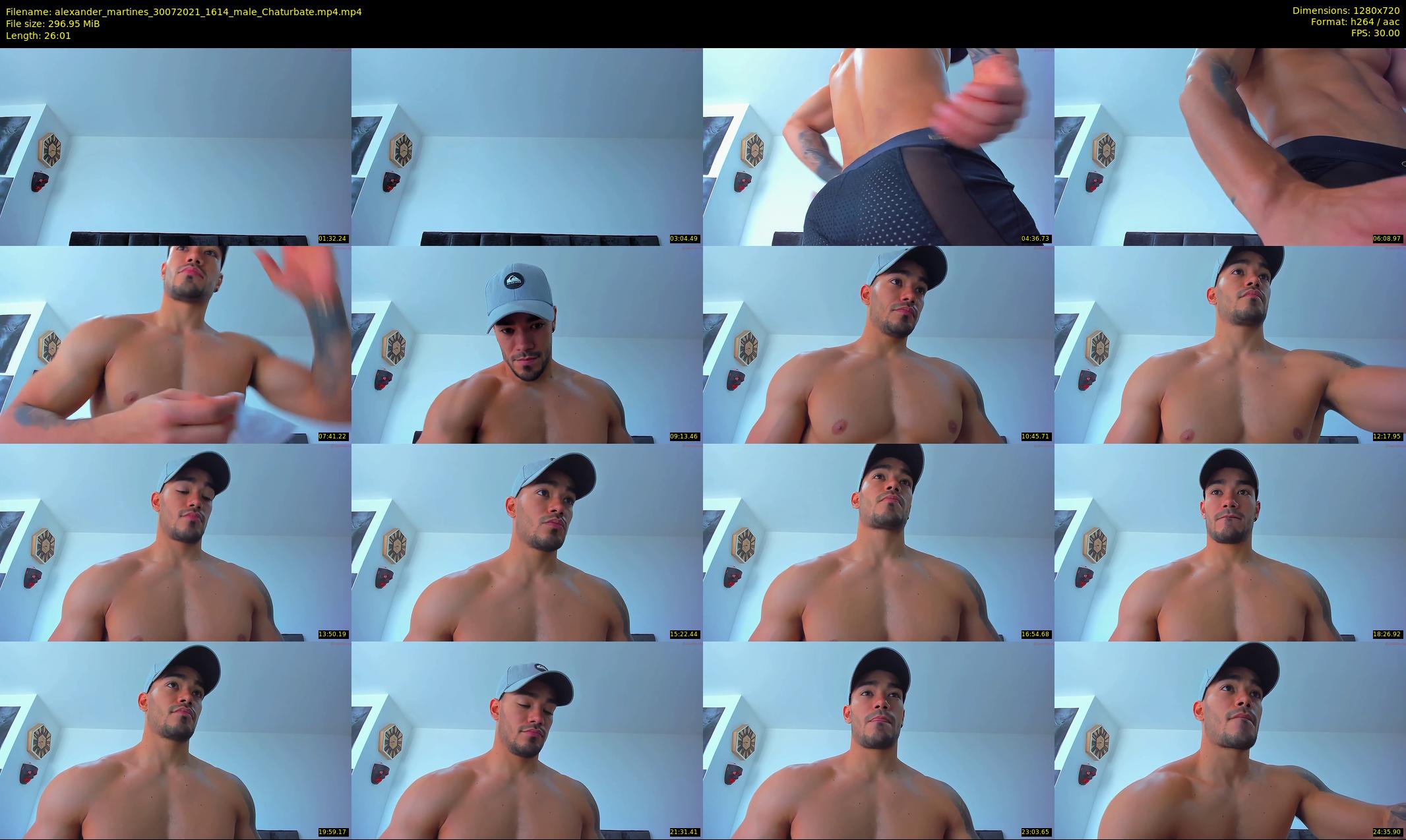 alexander_martines — 27 minute Chaturbate male cam show recording, 720p, Jul 30, 2021