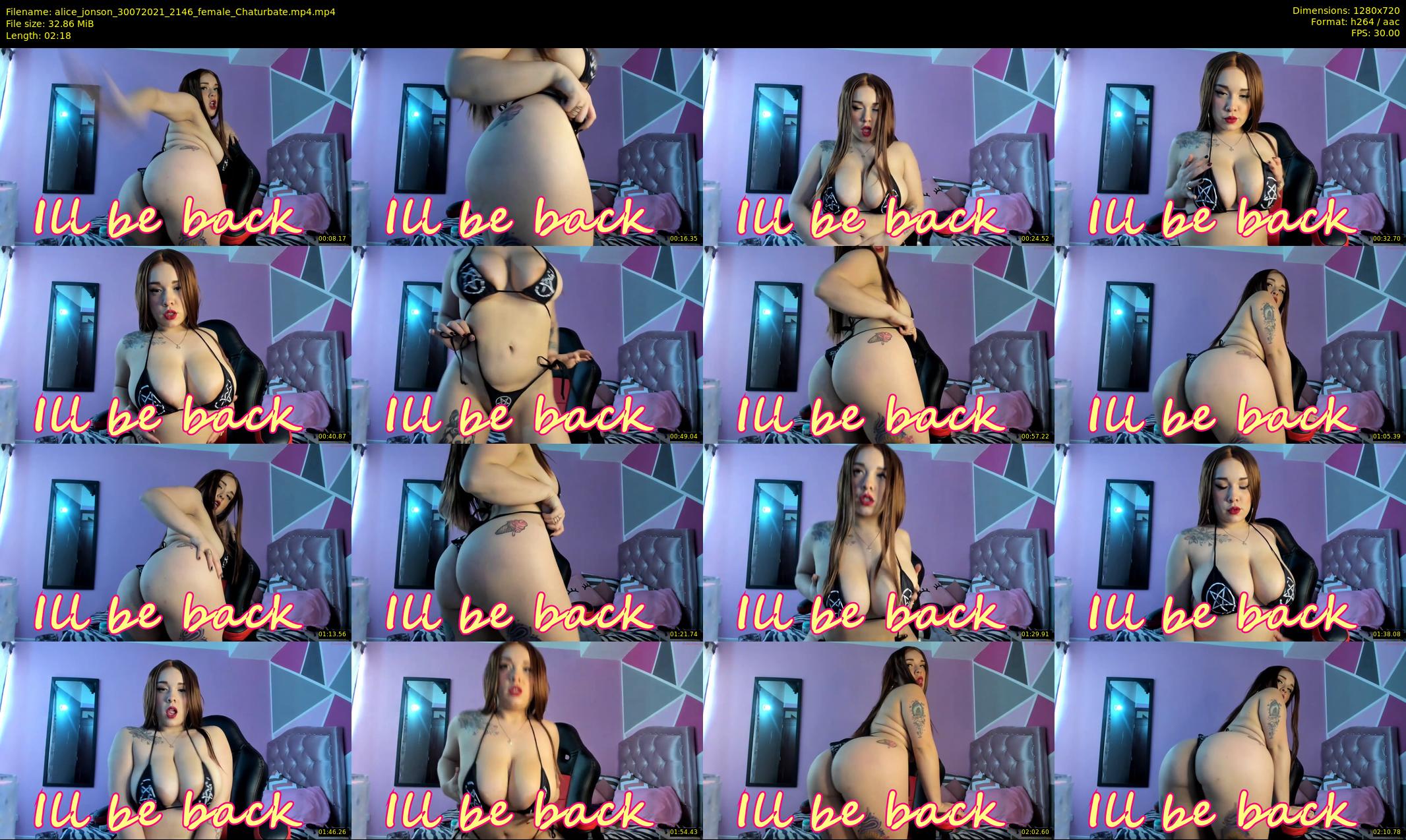 alice_jonson — 3 minute Chaturbate female cam show recording, 720p, Jul 30, 2021