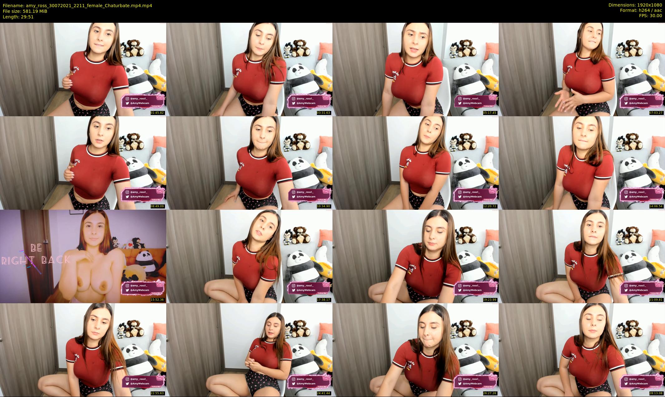 amy_ross — 30 minute Chaturbate female cam show recording, 1080p, Jul 30, 2021