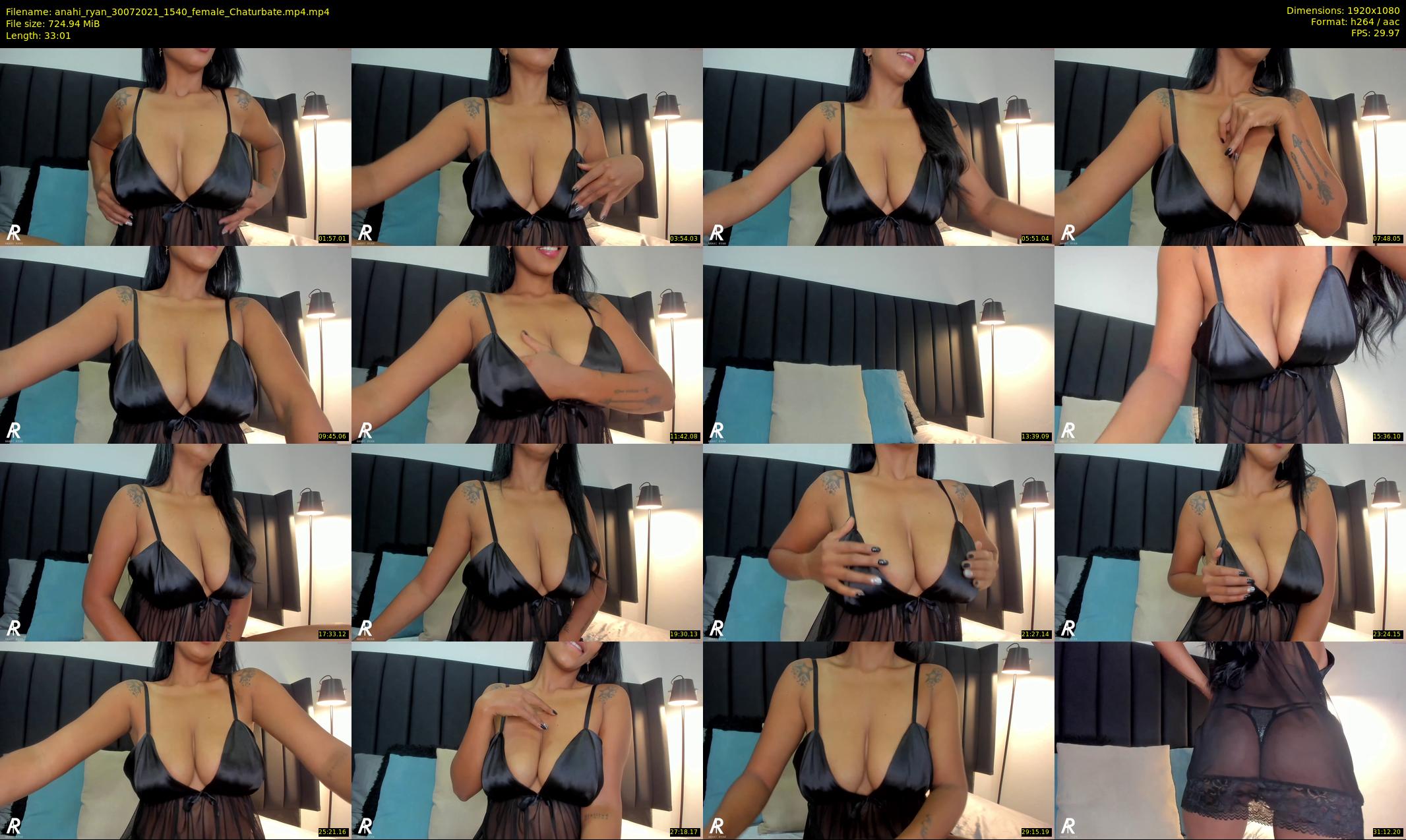 anahi_ryan — 34 minute Chaturbate female cam show recording, 1080p, Jul 30, 2021
