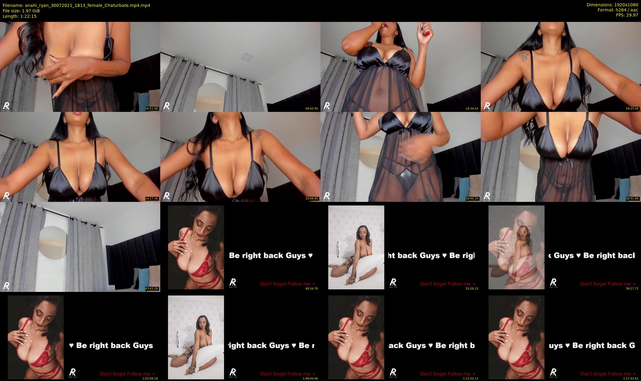 anahi_ryan — 83 minute Chaturbate female cam show recording, 1080p, Jul 30, 2021