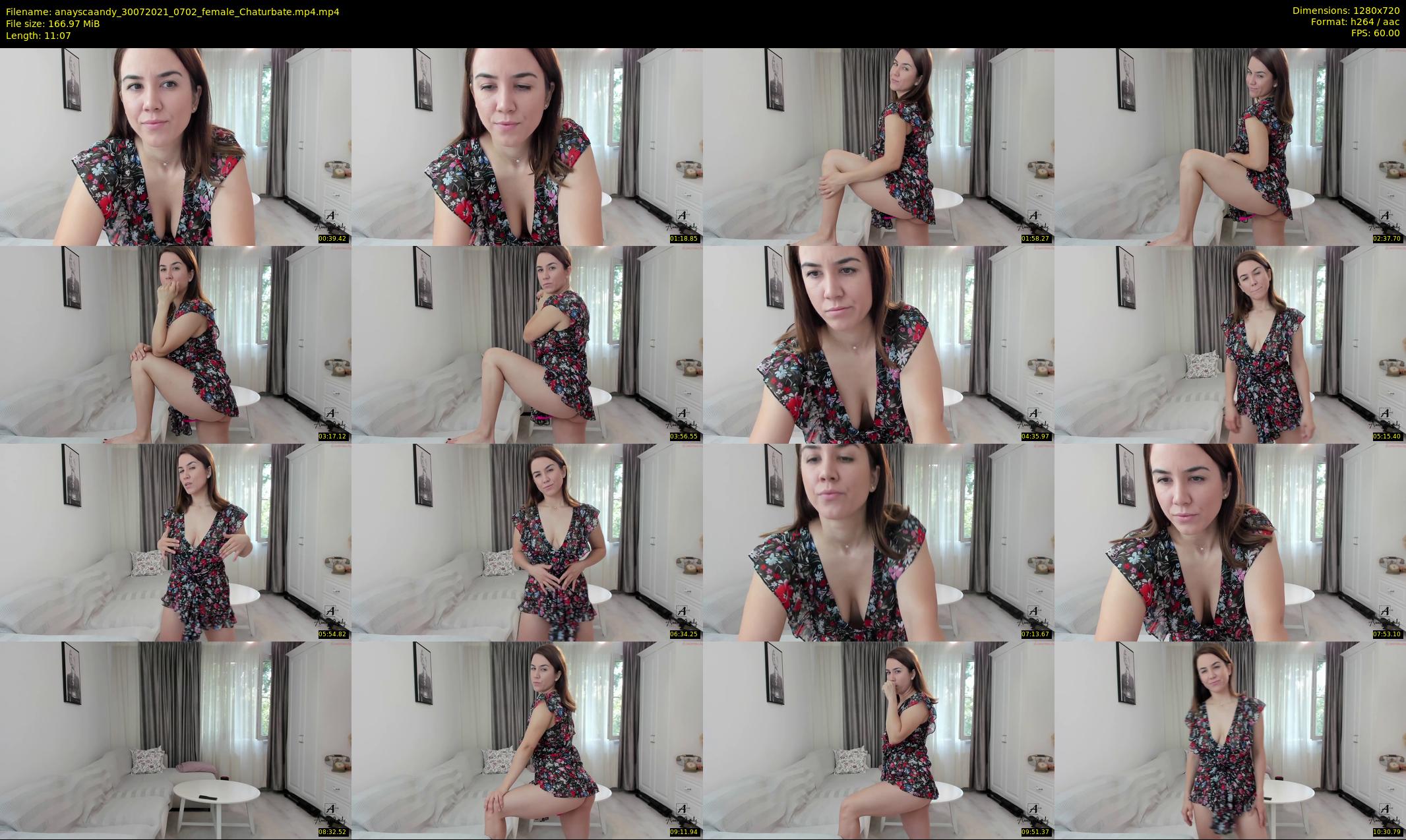 anayscaandy — 12 minute Chaturbate female cam show recording, 720p, Jul 30, 2021