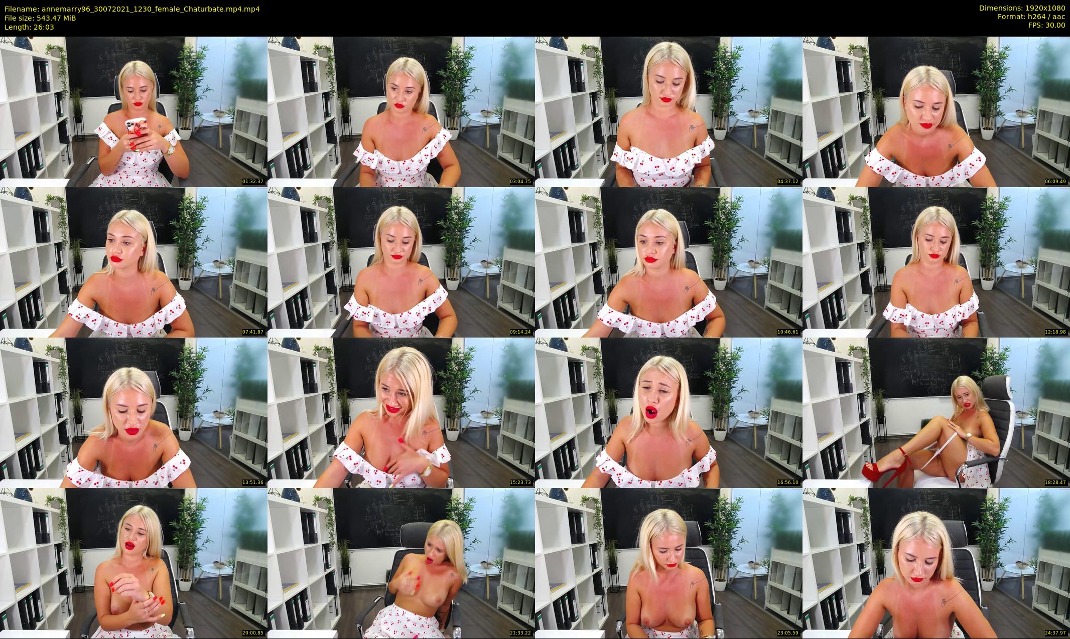 annemarry96 — 27 minute Chaturbate female cam show recording, 1080p, Jul 30, 2021