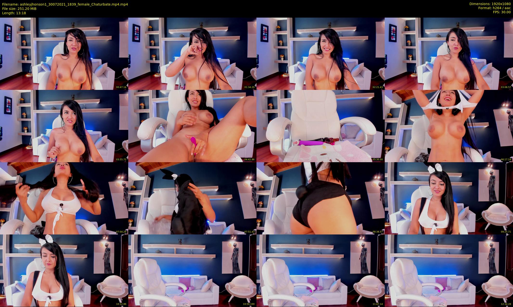 ashleyjhonson1 — 14 minute Chaturbate female cam show recording, 1080p, Jul 30, 2021