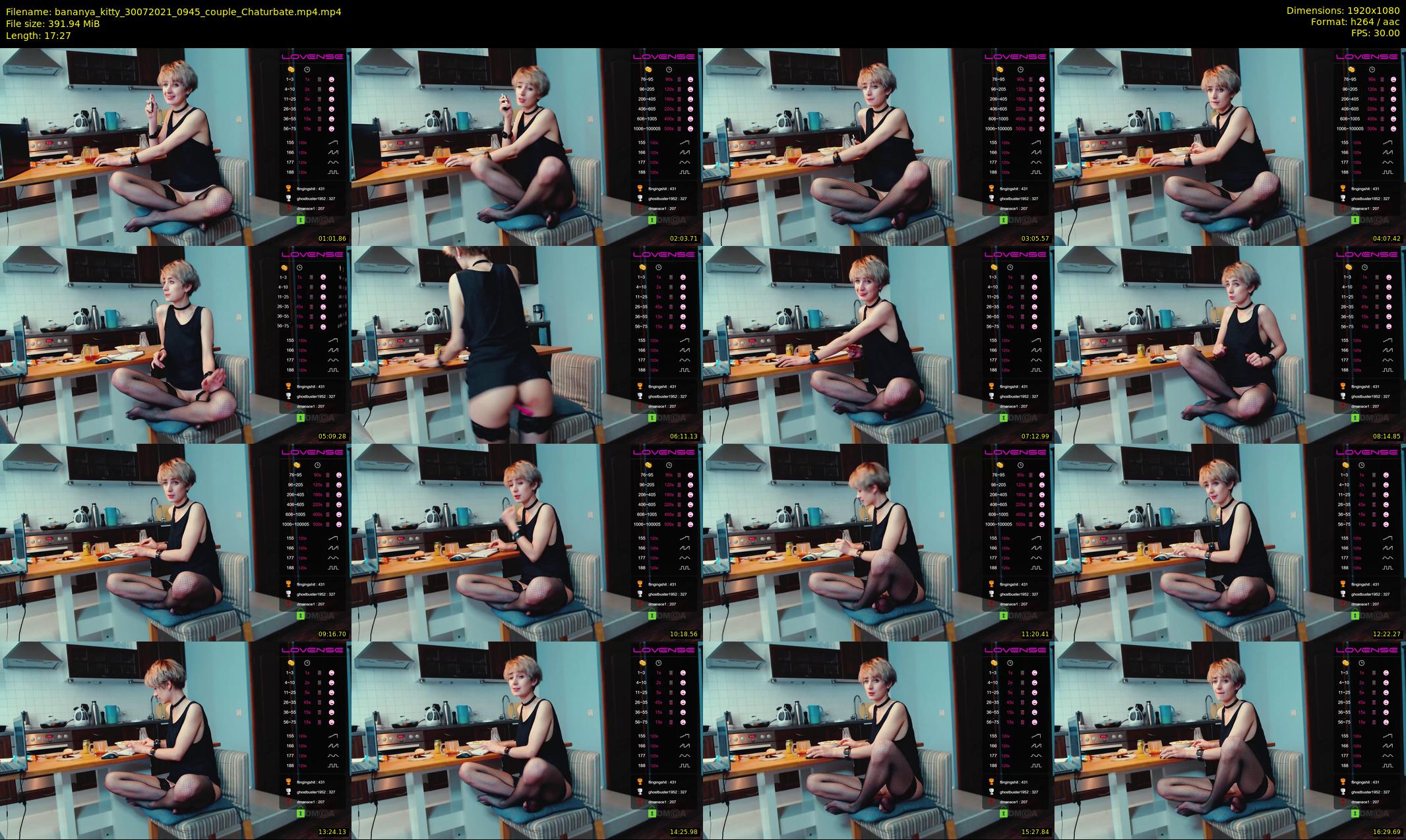 bananya_kitty — 18 minute Chaturbate couple cam show recording, 1080p, Jul 30, 2021