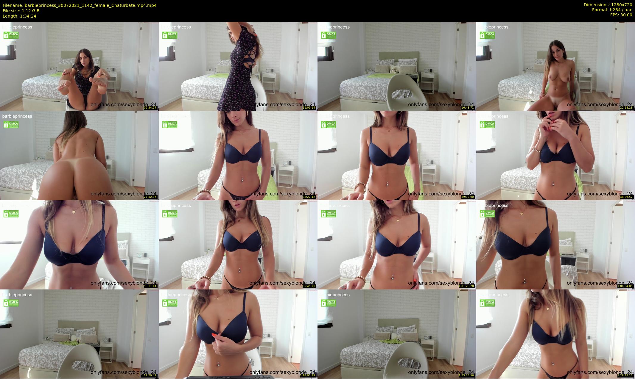 barbieprincess — 95 minute Chaturbate female cam show recording, 720p, Jul 30, 2021