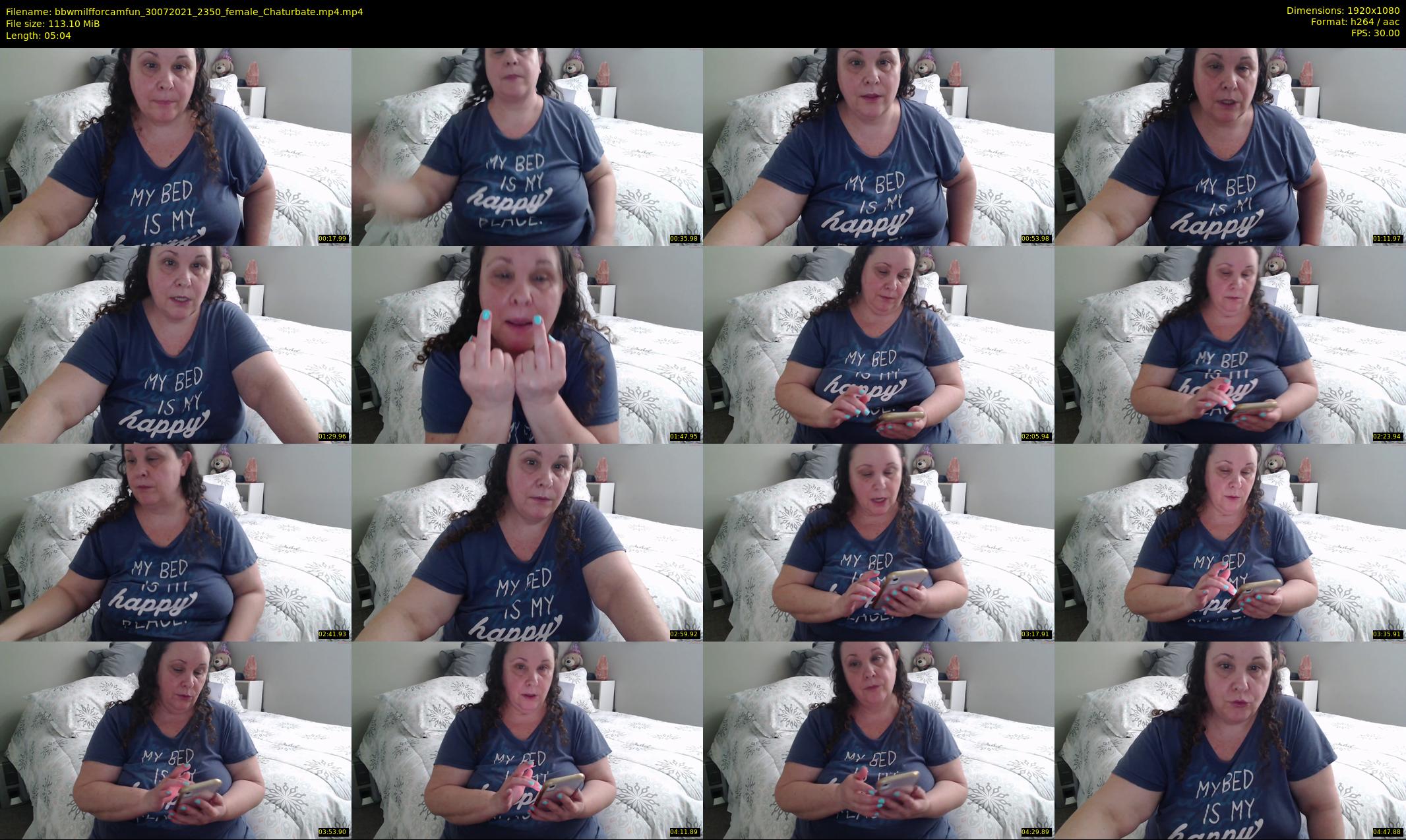 bbwmilfforcamfun — 6 minute Chaturbate female cam show recording, 1080p, Jul 30, 2021